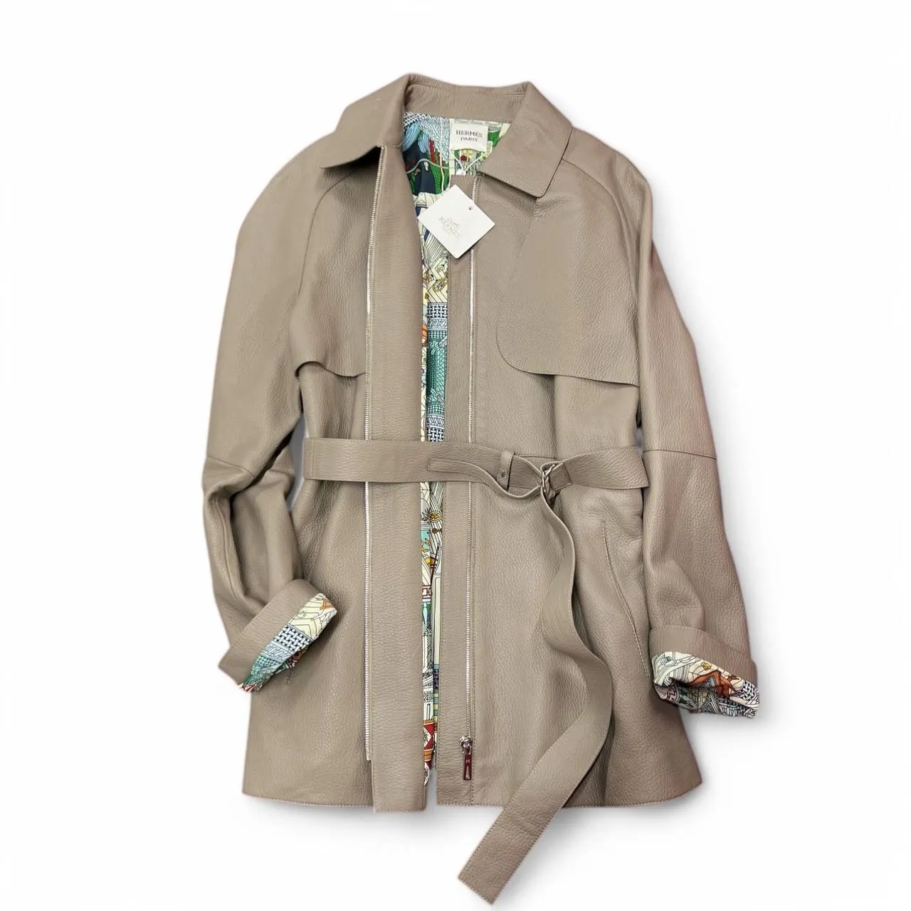 Куртка кожаная  HERMES