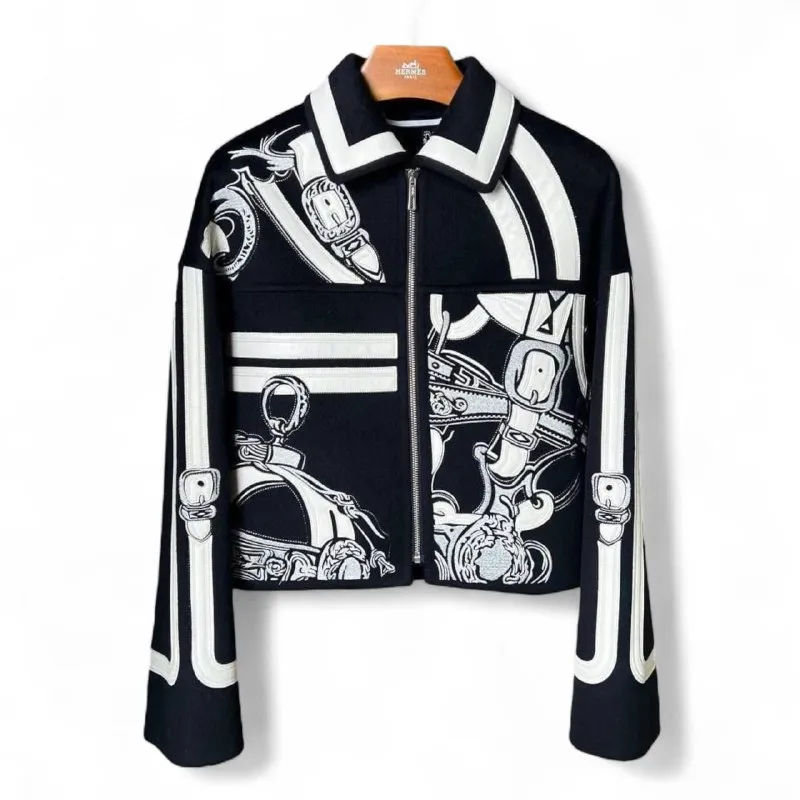 Кожаная куртка HERMES