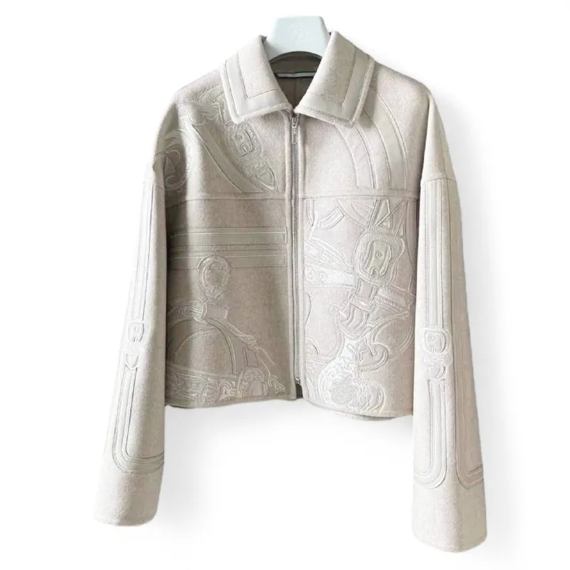 Кожаная куртка HERMES
