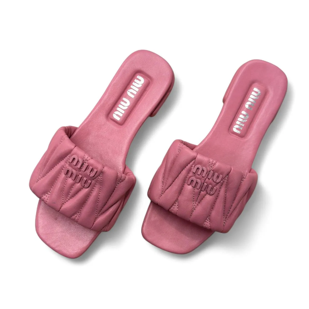 Шлепанцы MIU MIU