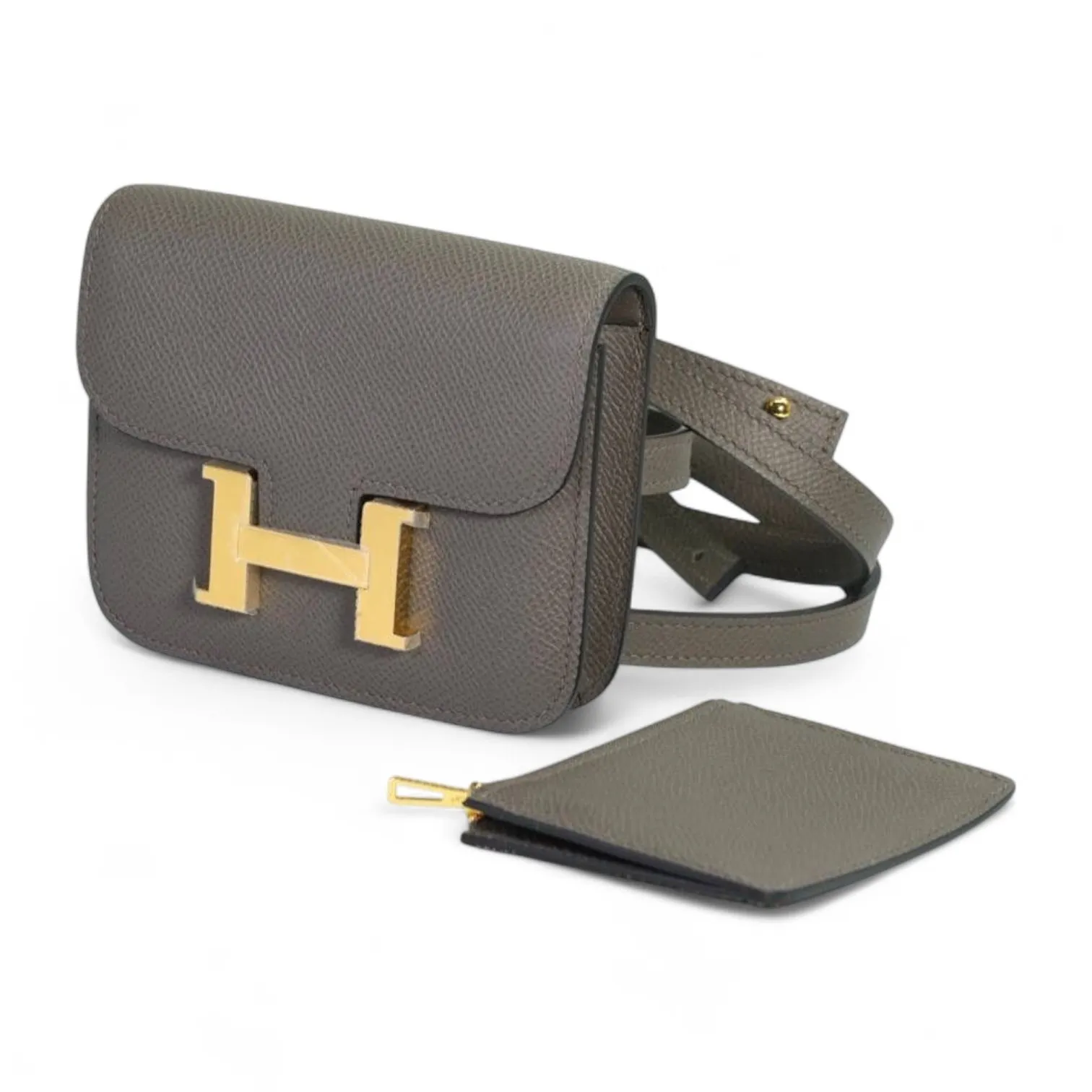Сумка на пояс HERMES (12 см)