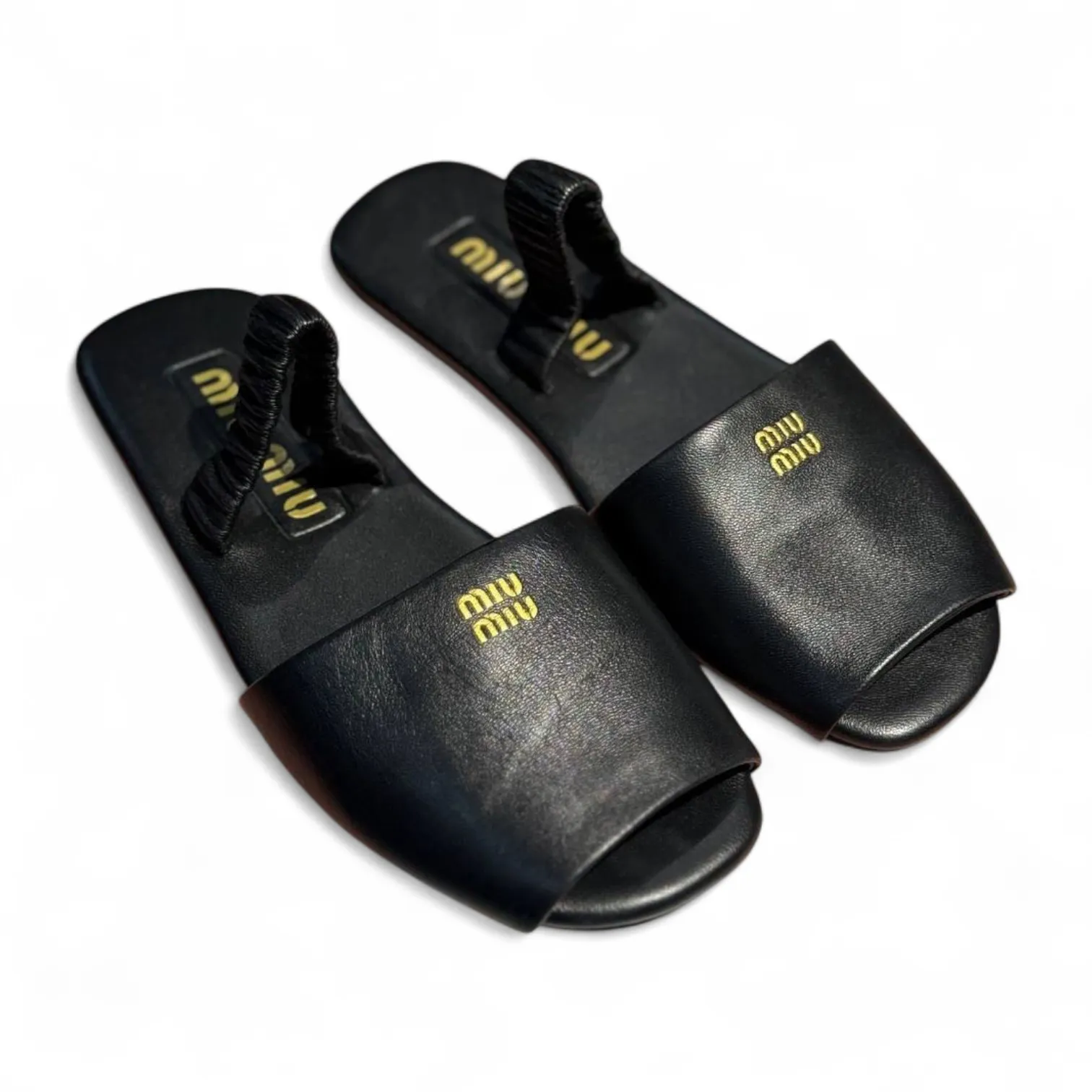 Шлепанцы MIU MIU