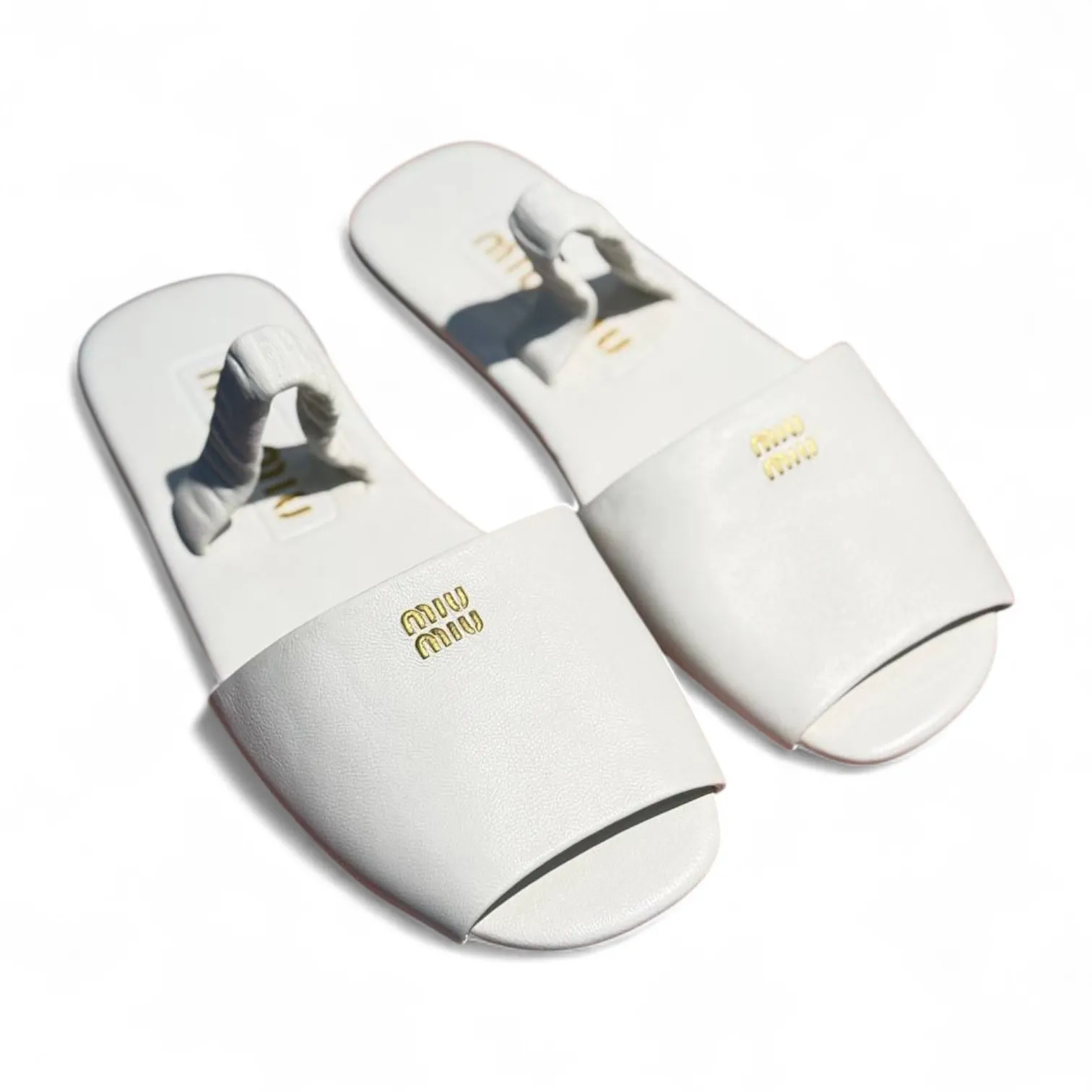 Шлепанцы MIU MIU