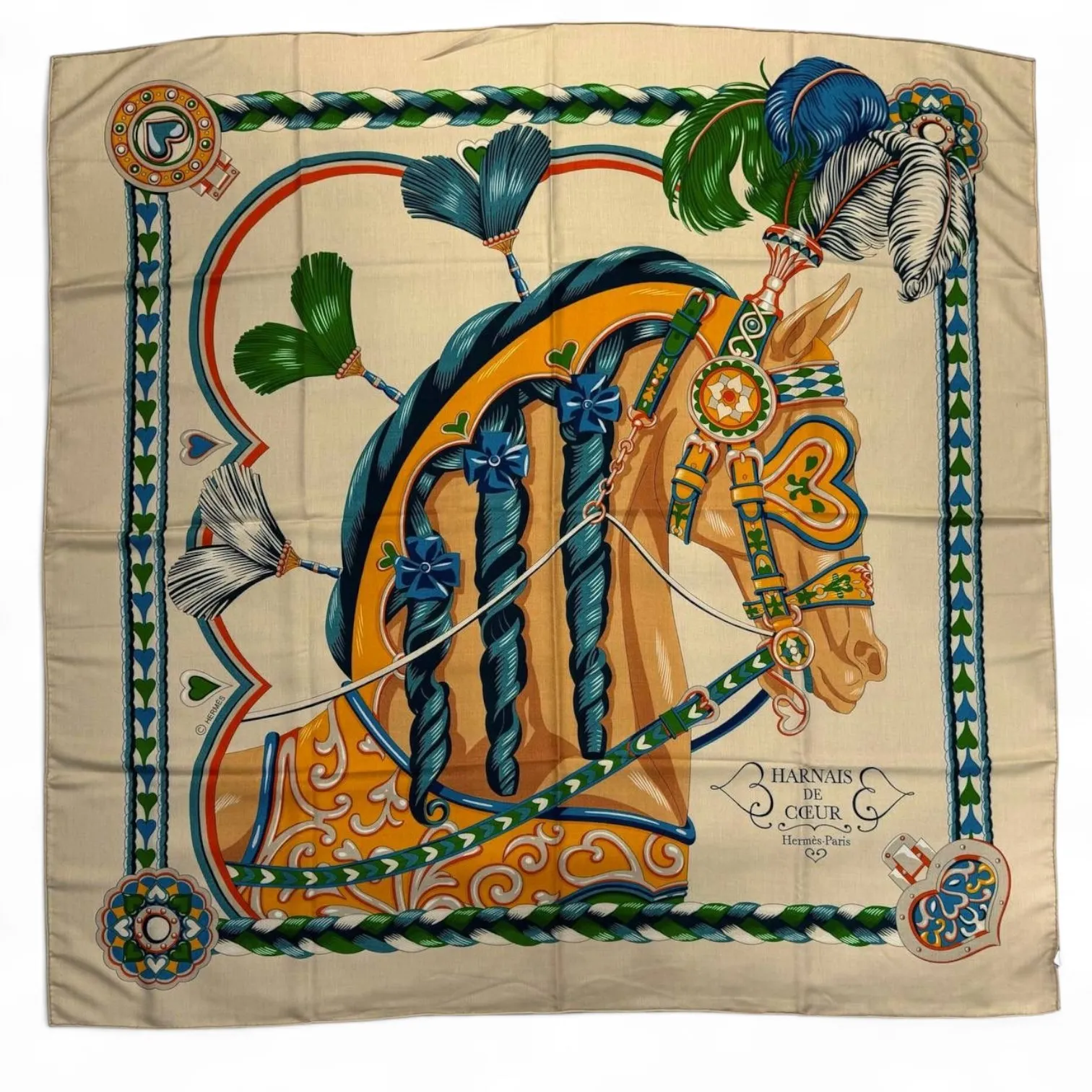 Платок HERMES (140х140 см)
