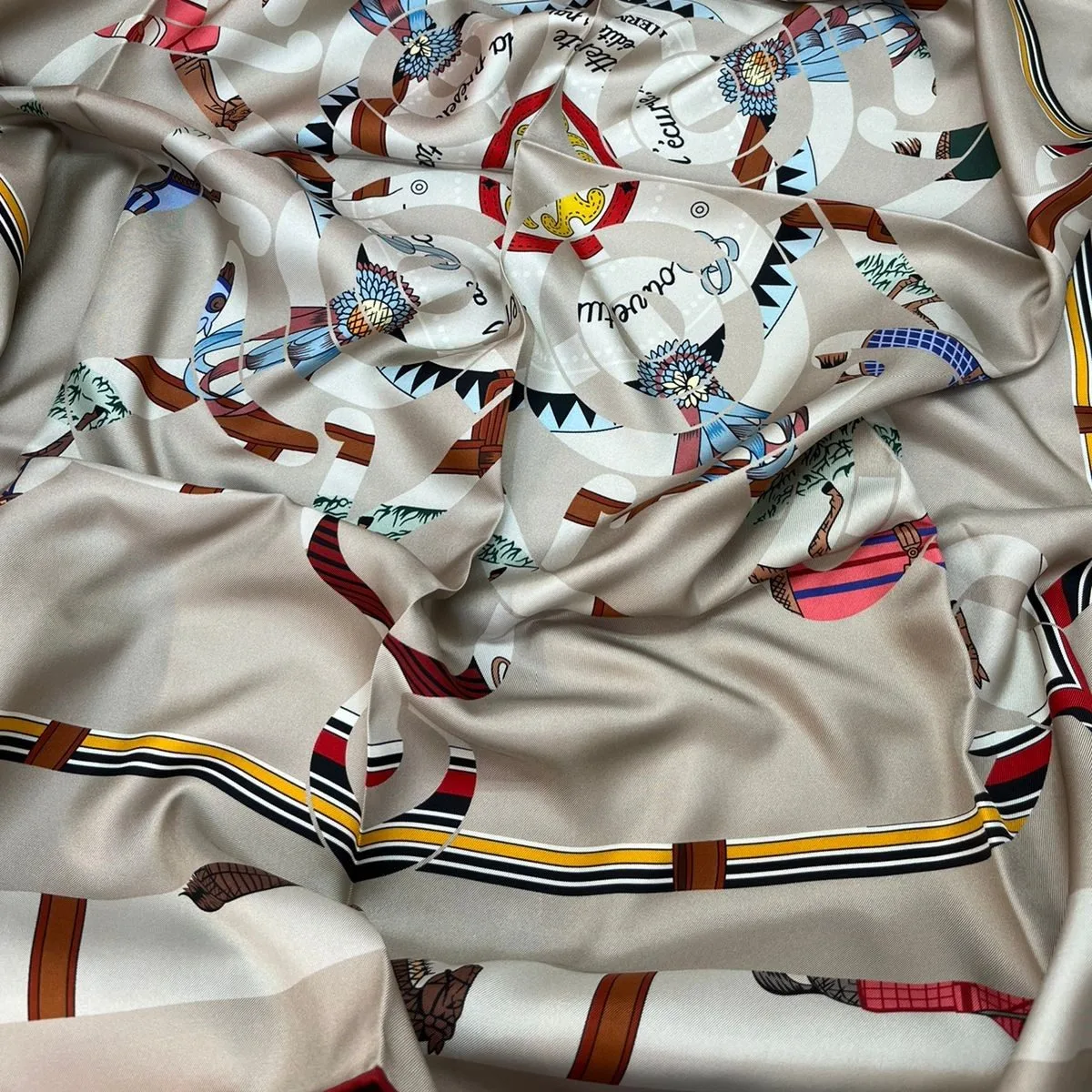 Платок HERMES (90Х90 см)