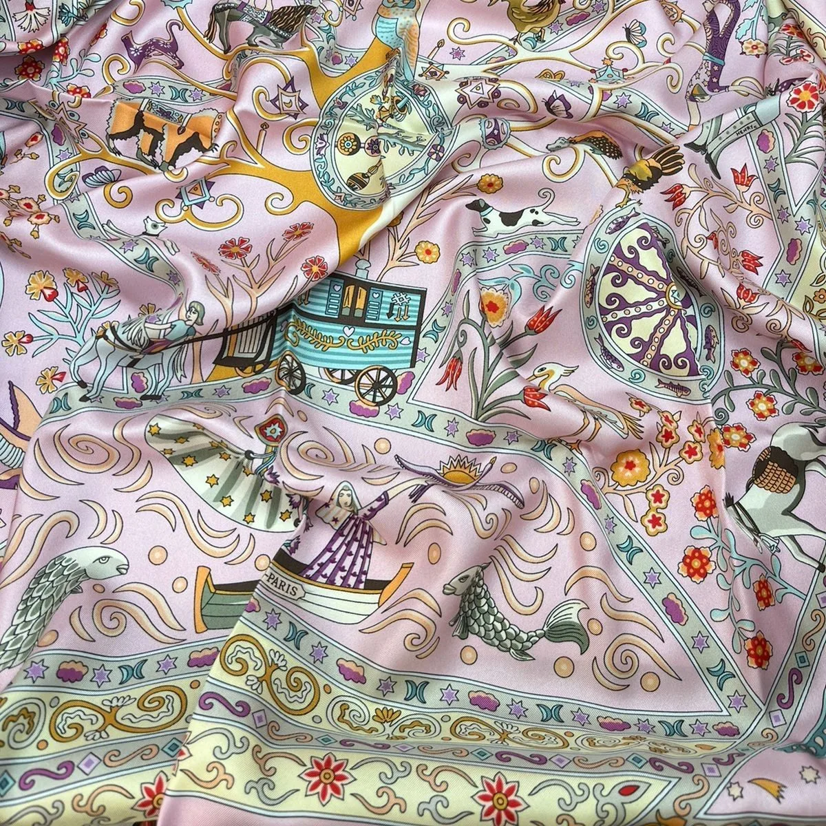 Платок HERMES (90Х90 см)