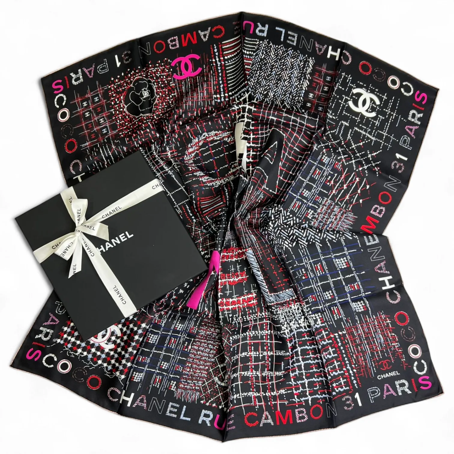 Платок CHANEL (90Х90 см)