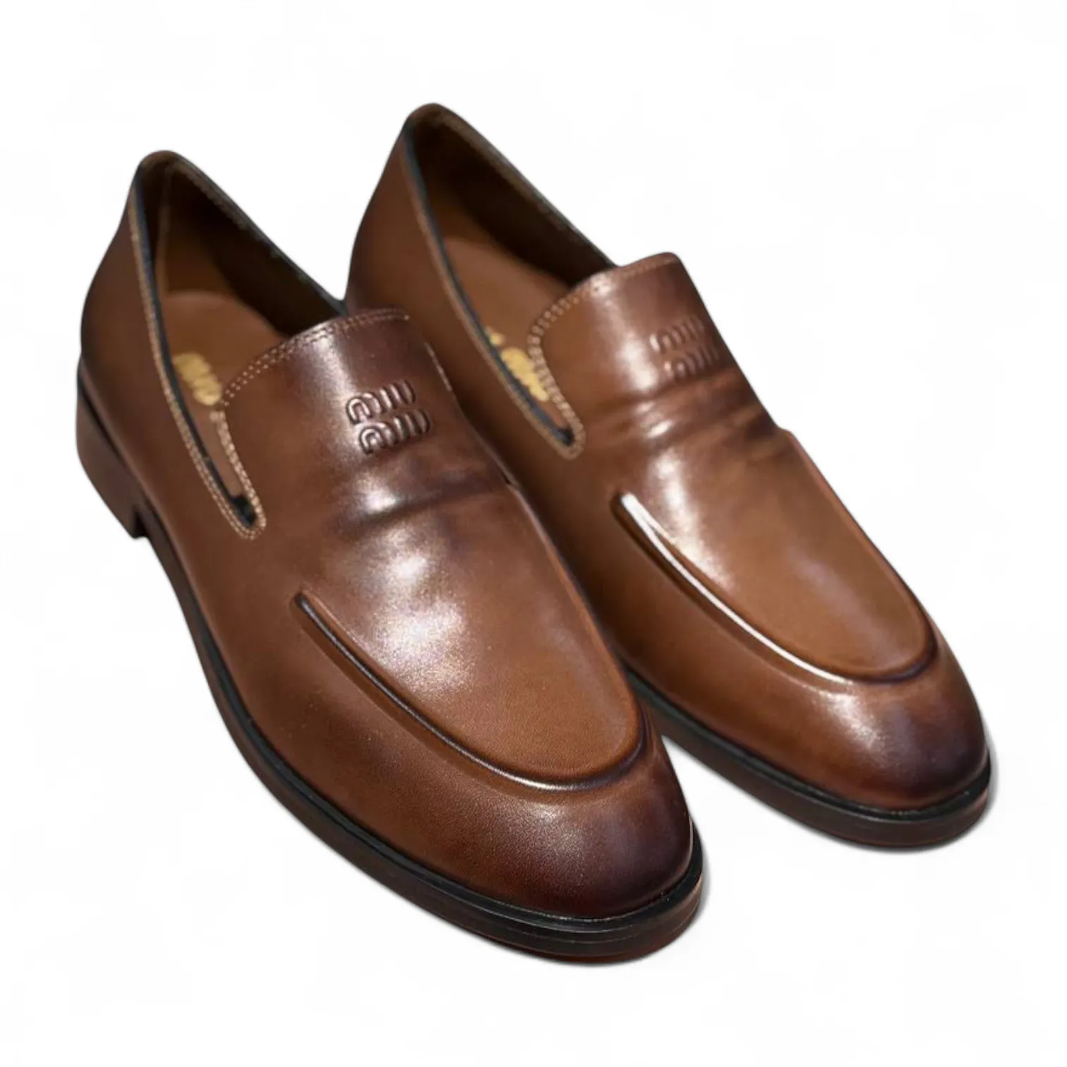 Лоферы MIU MIU