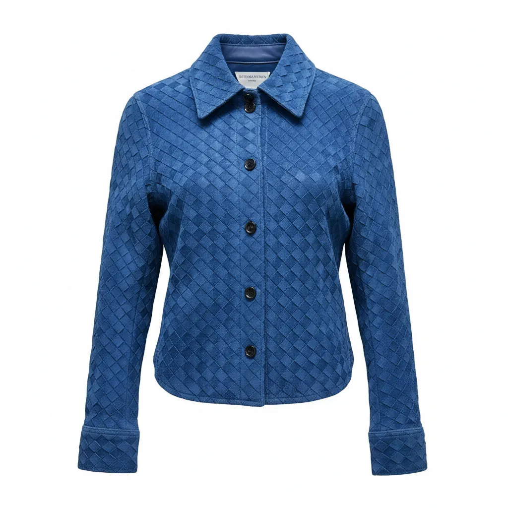 Кожаная рубашка BOTTEGA VENETA
