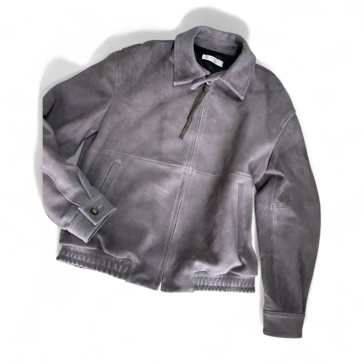 Кожаная куртка BRUNELLO CUCINELLI