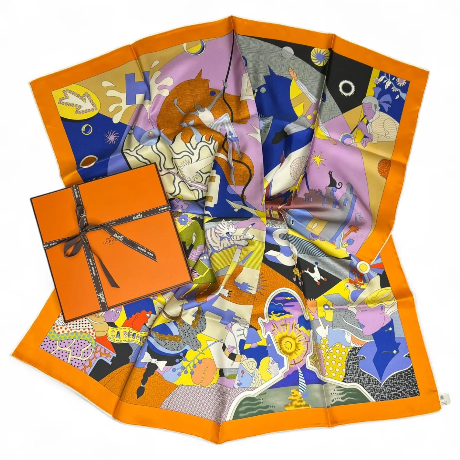 Платок HERMES (90Х90 см)