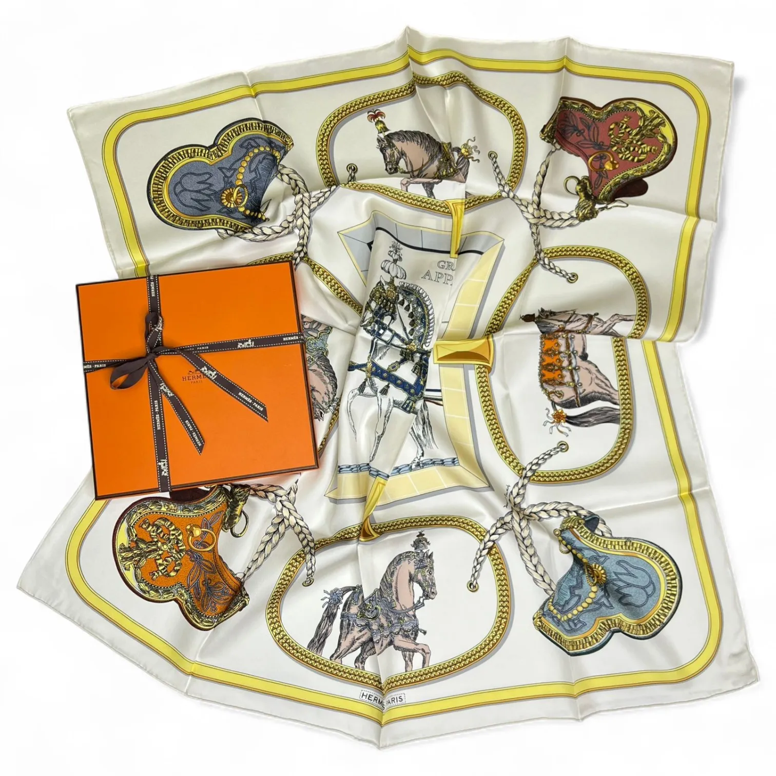 Платок HERMES (90Х90 см)