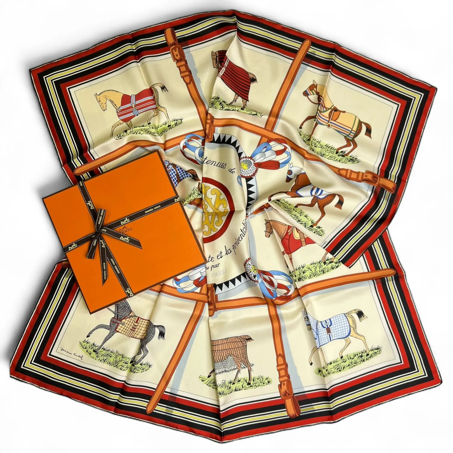 Платок HERMES (90Х90 см)