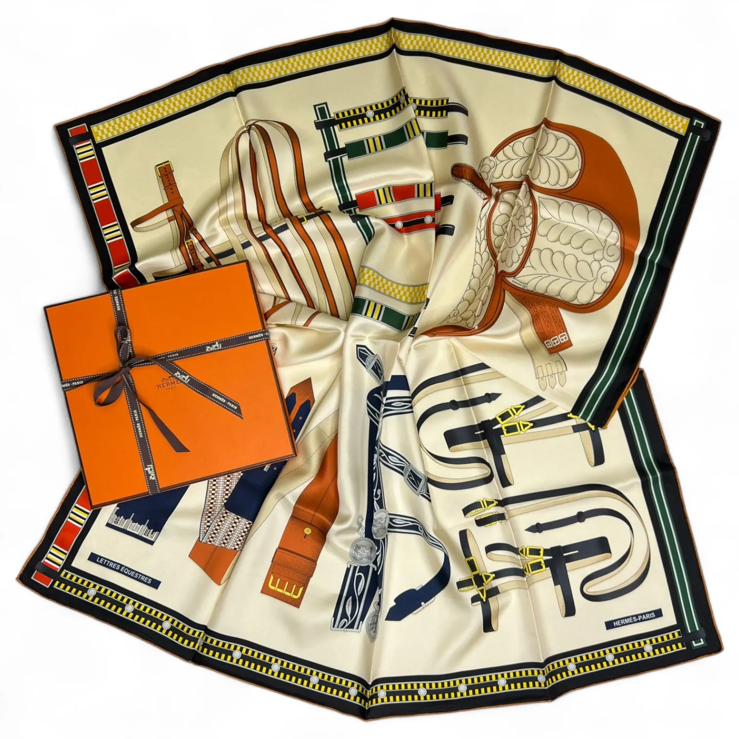 Платок HERMES (90Х90 см)