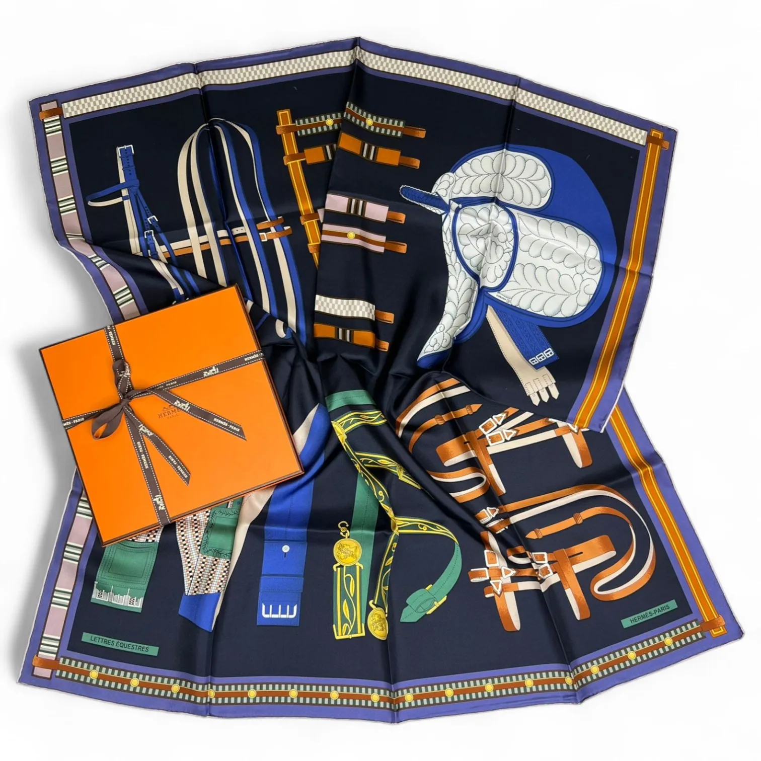 Платок HERMES (90Х90 см)