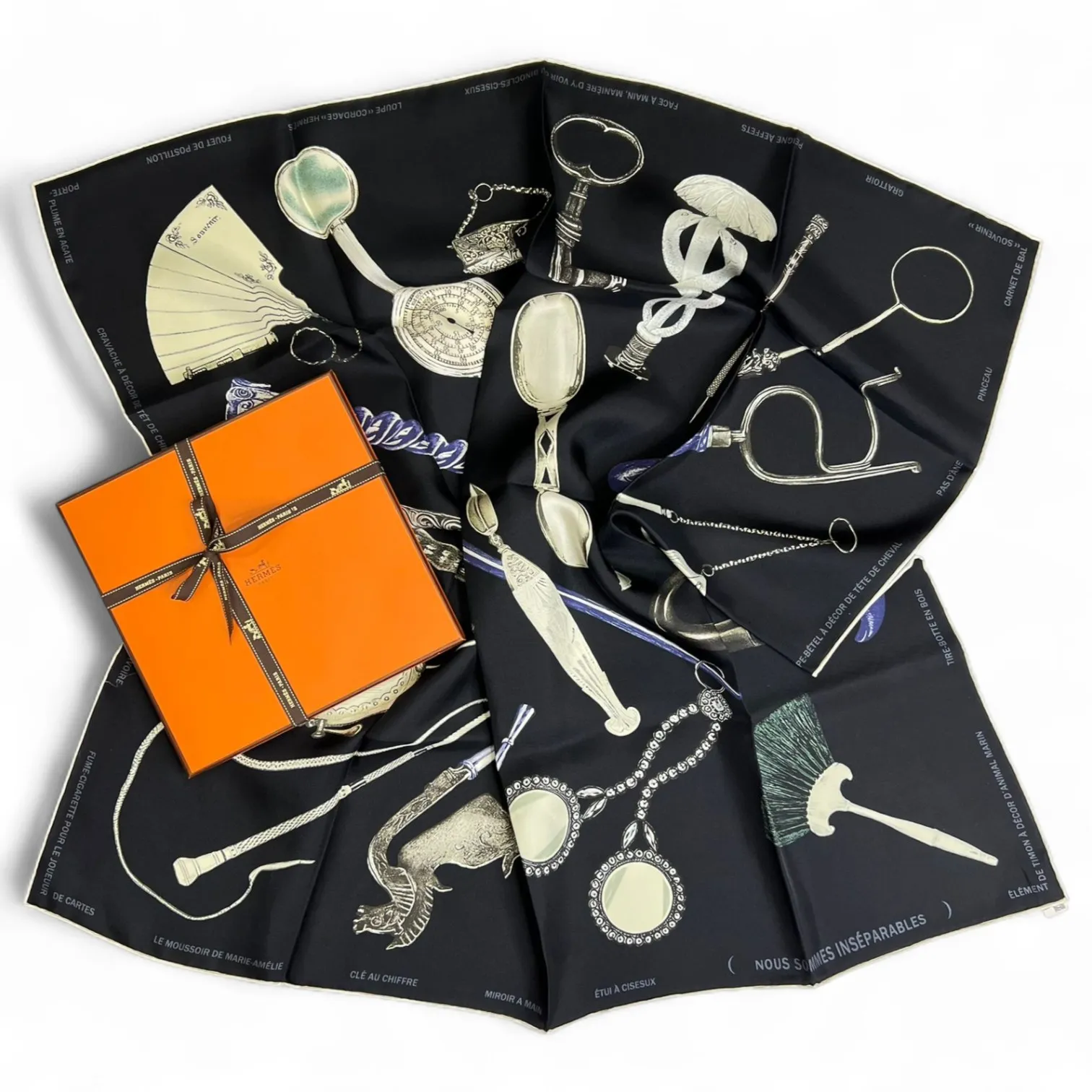 Платок HERMES (90Х90 см)
