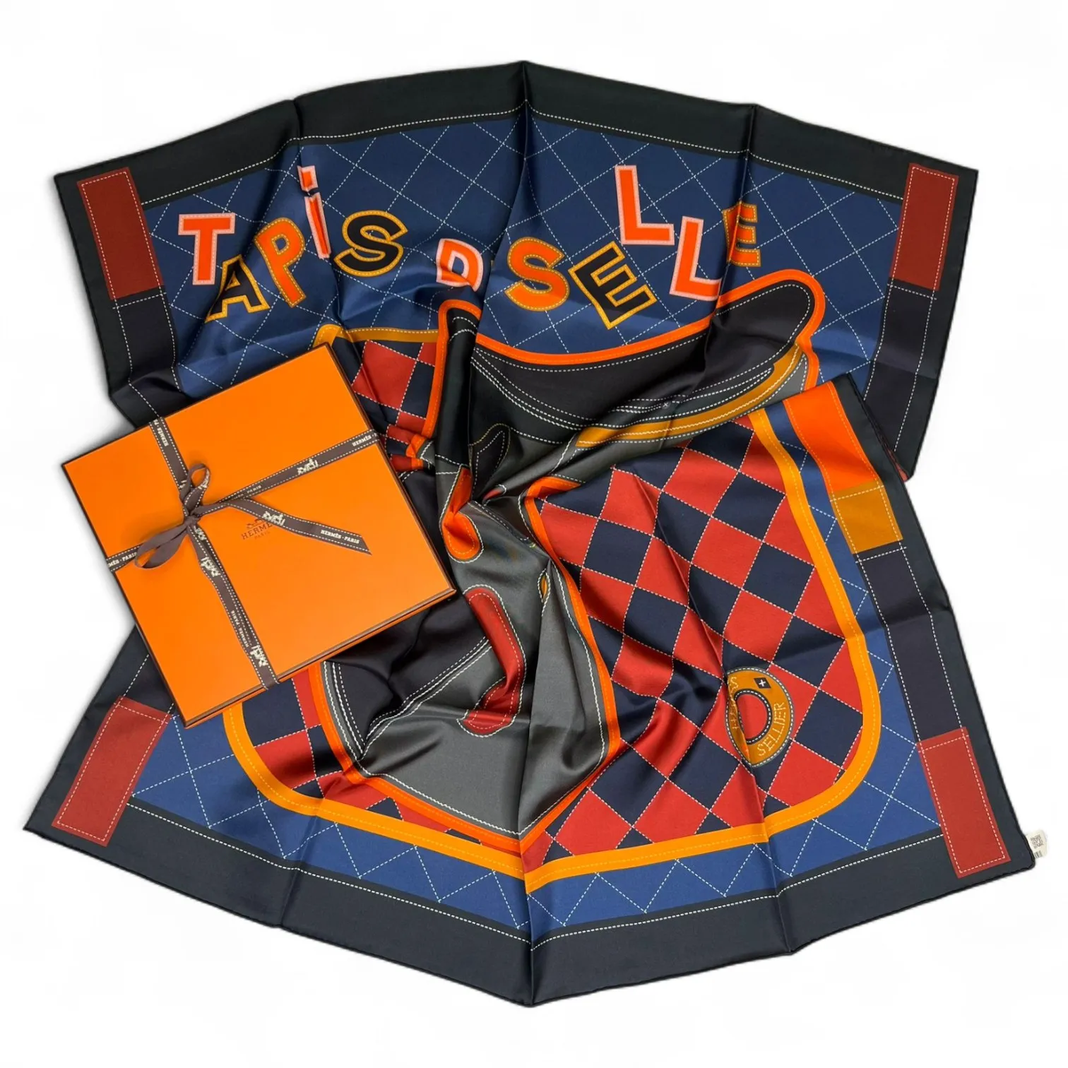 Платок HERMES (90Х90 см)