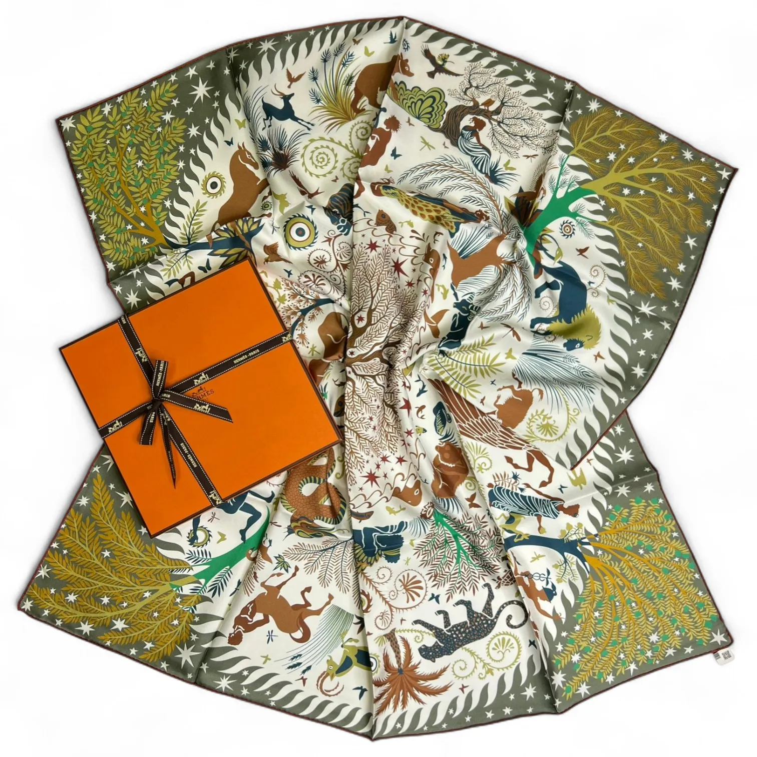 Платок HERMES (90Х90 см)