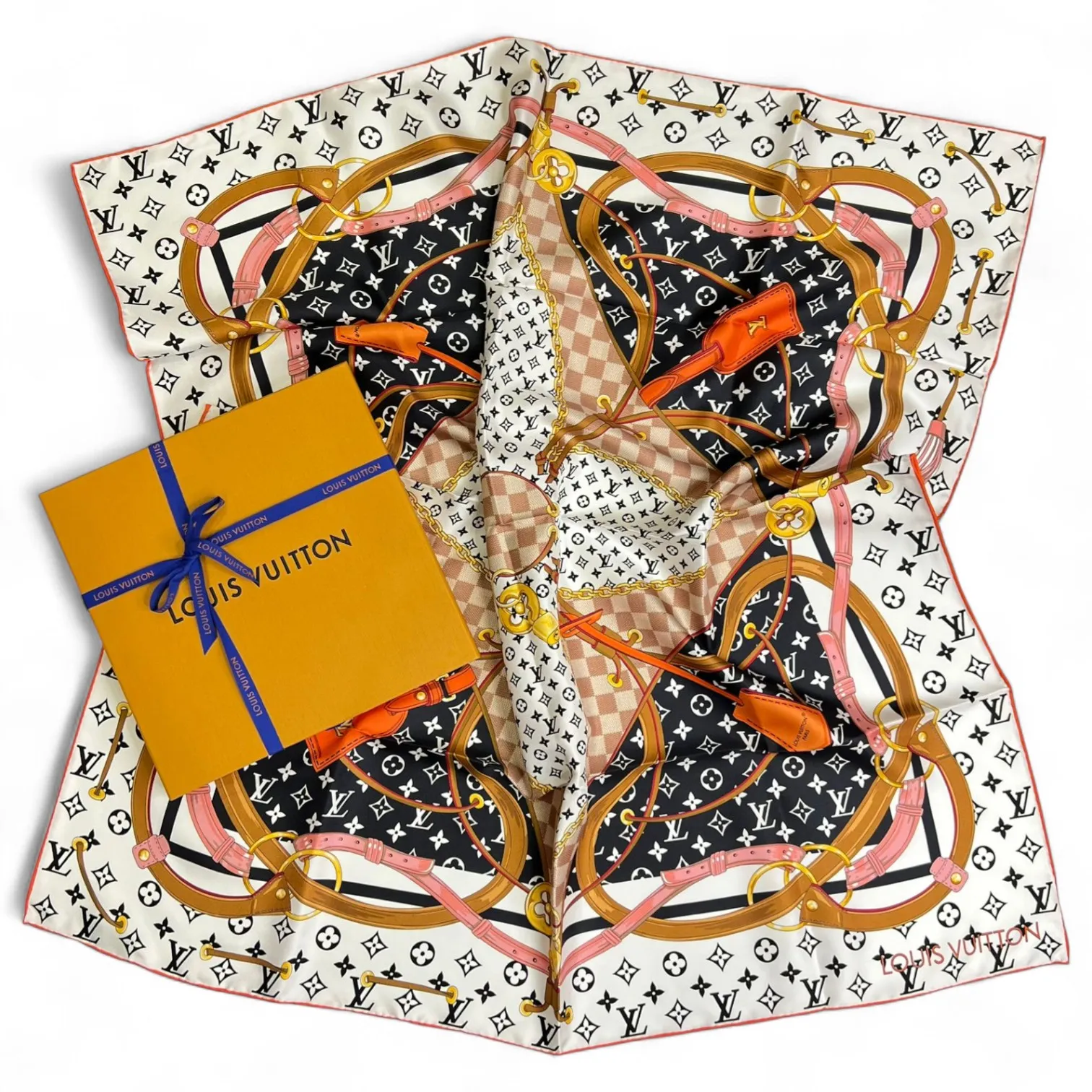 Платок LOUIS VUITTON (90Х90 см)