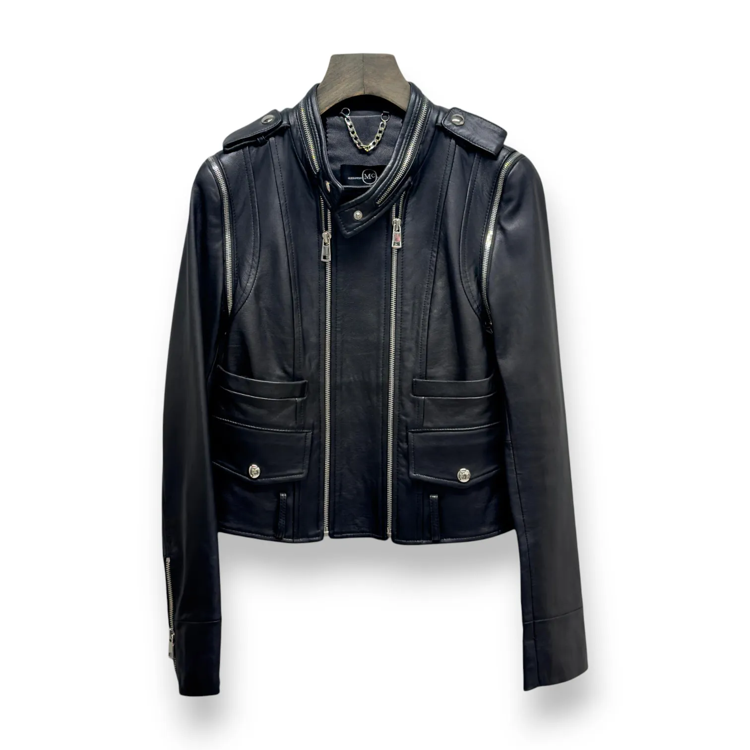 Кожаная куртка ALEXANDER WANG