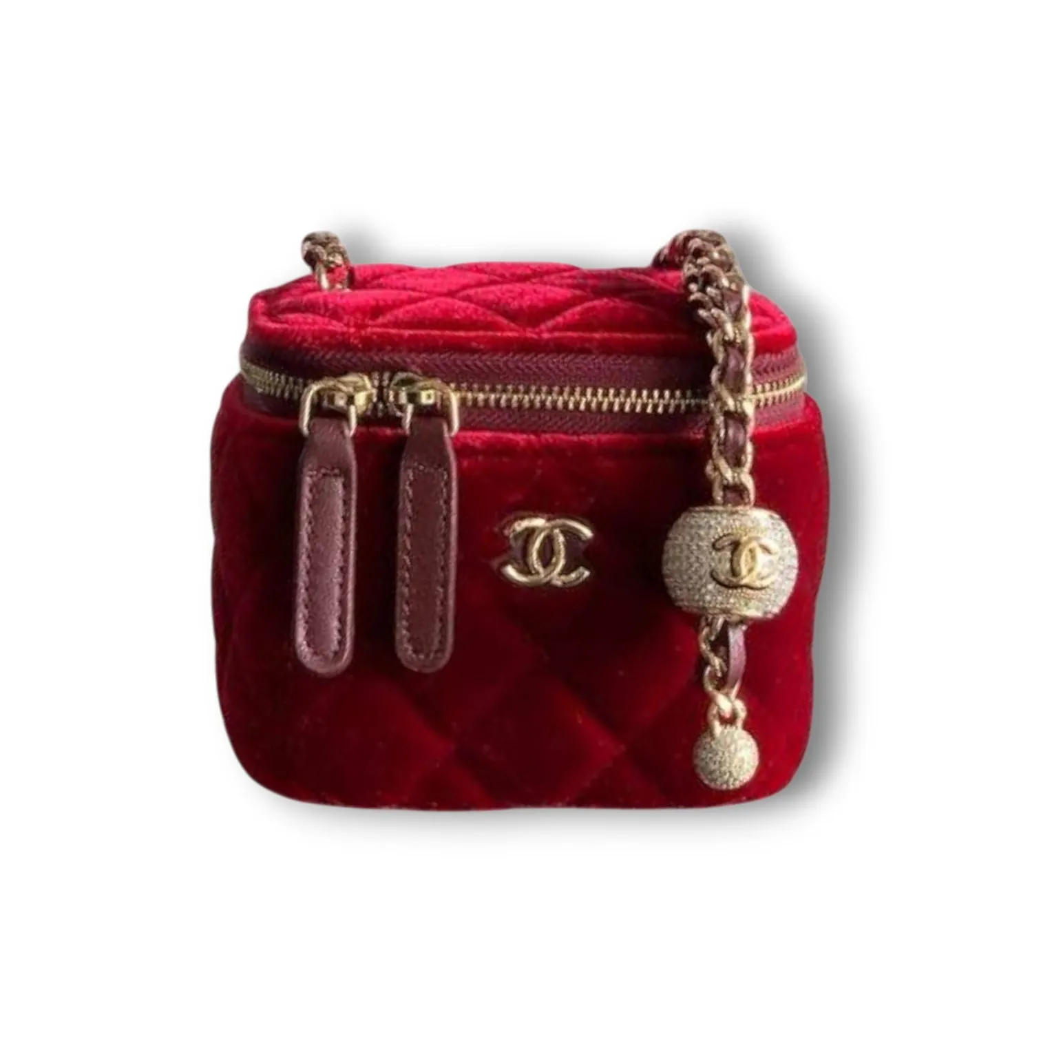 Клатч CHANEL Pearl Crush Small Vanity Case with Chain (12 см)