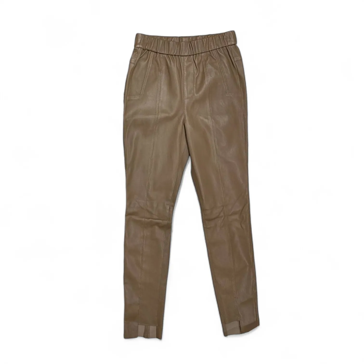 Кожаные брюки BRUNELLO CUCINELLI