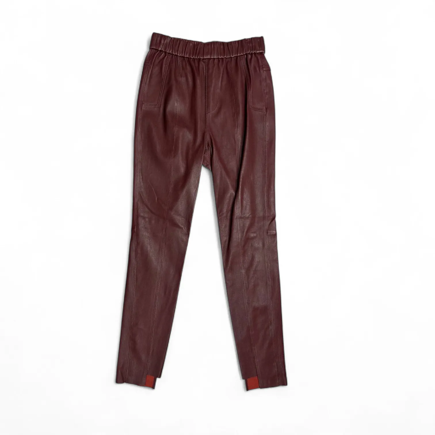 Кожаные брюки BRUNELLO CUCINELLI