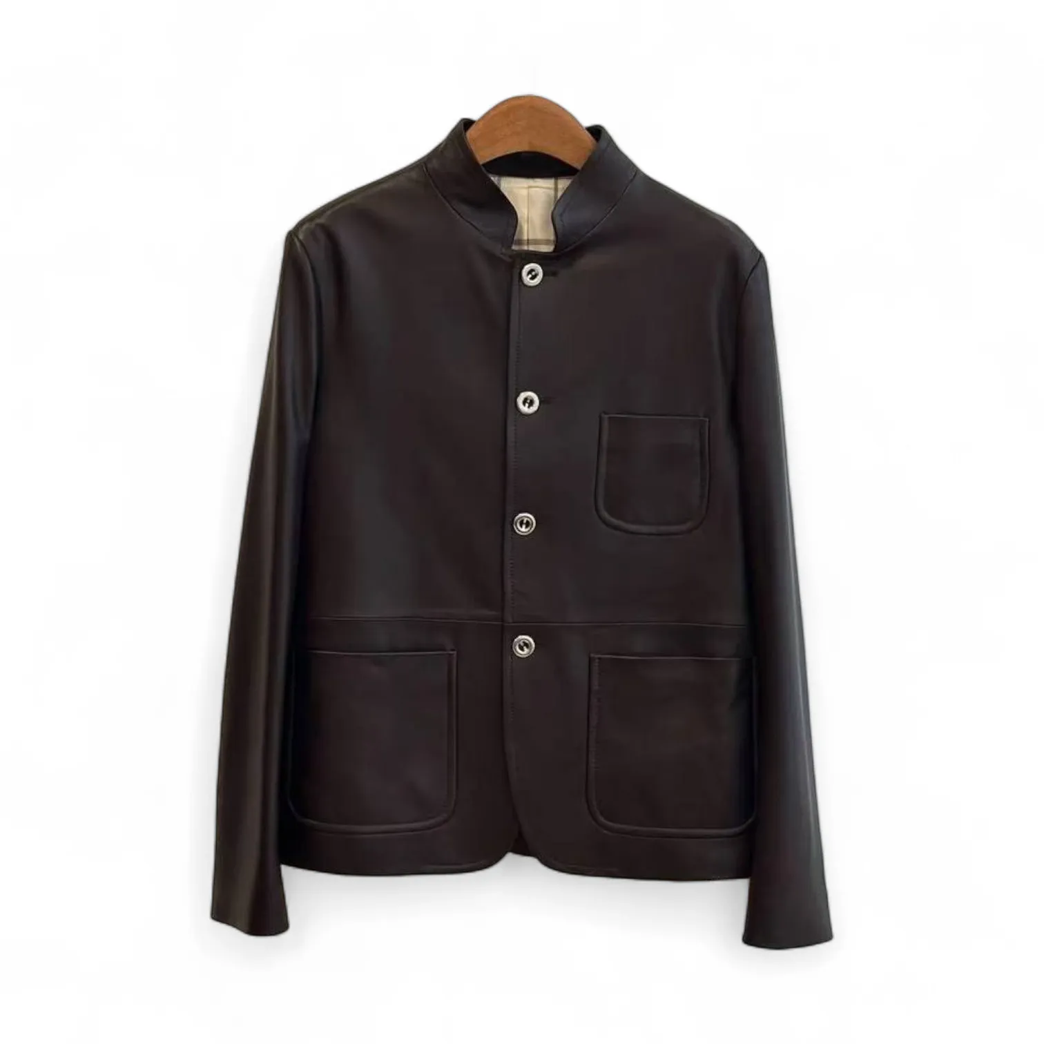 Кожаный пиджак LORO PIANA