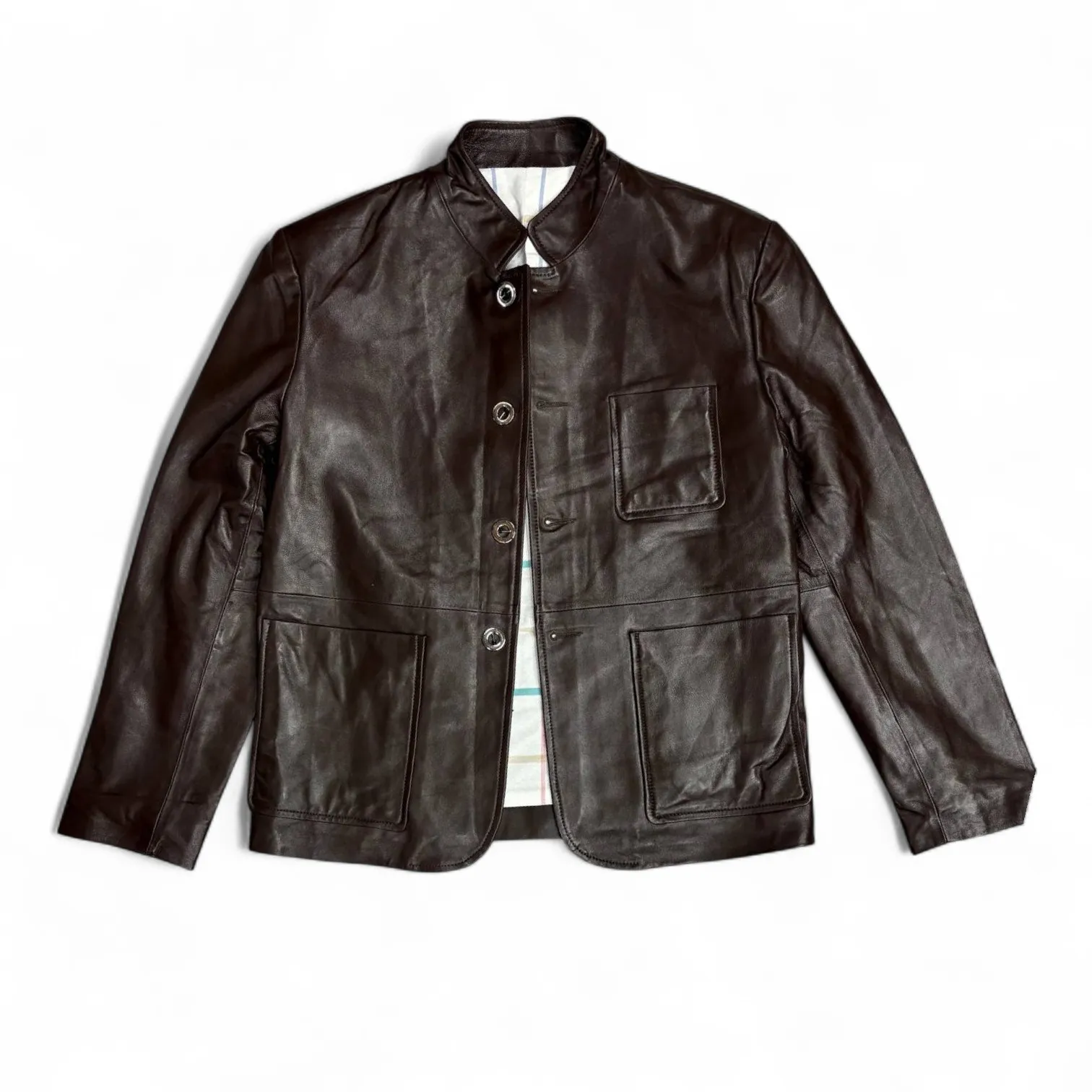 Кожаный пиджак LORO PIANA