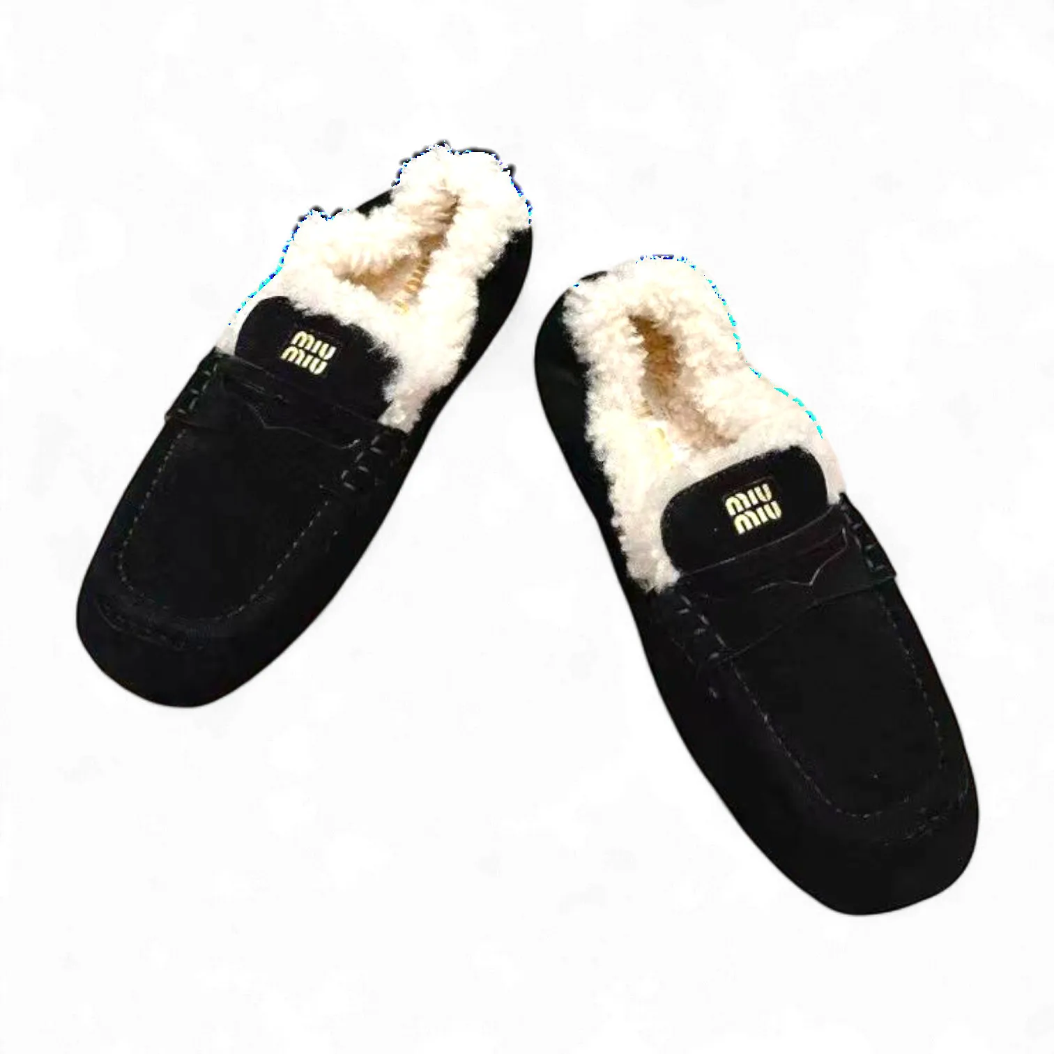 Лоферы утепленные MIU MIU