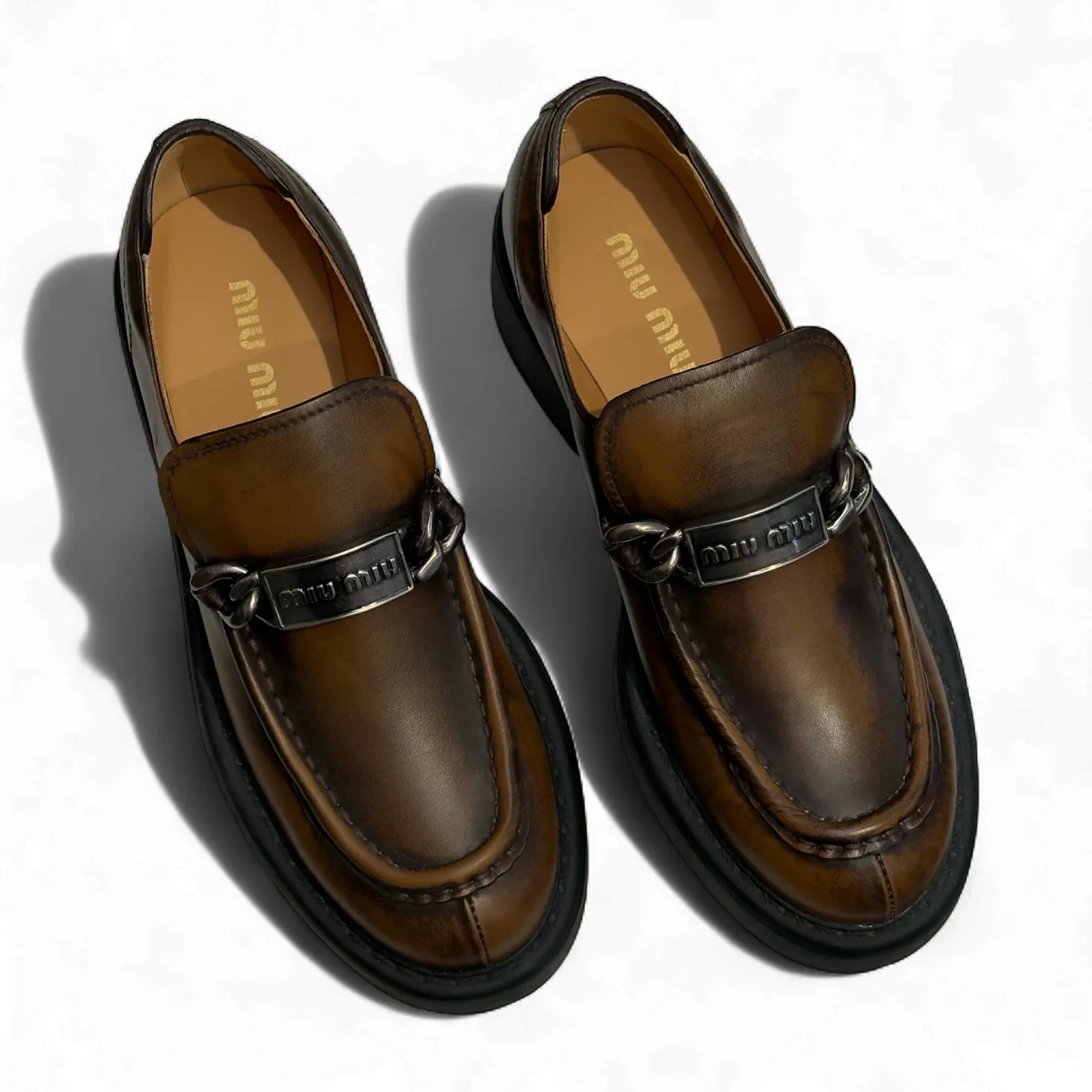 Лоферы MIU MIU