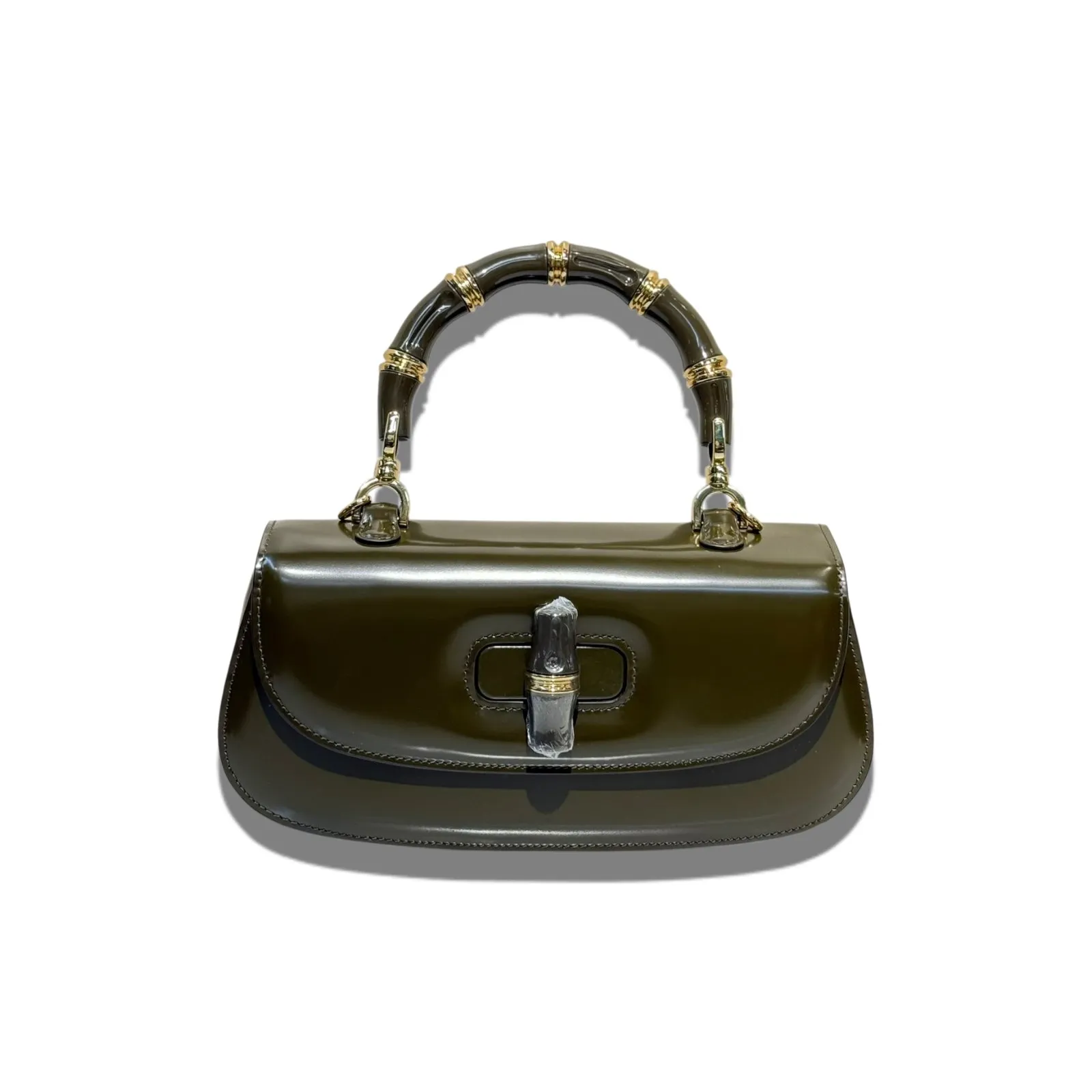Сумка GUCCI Bamboo & Leather (27 см)