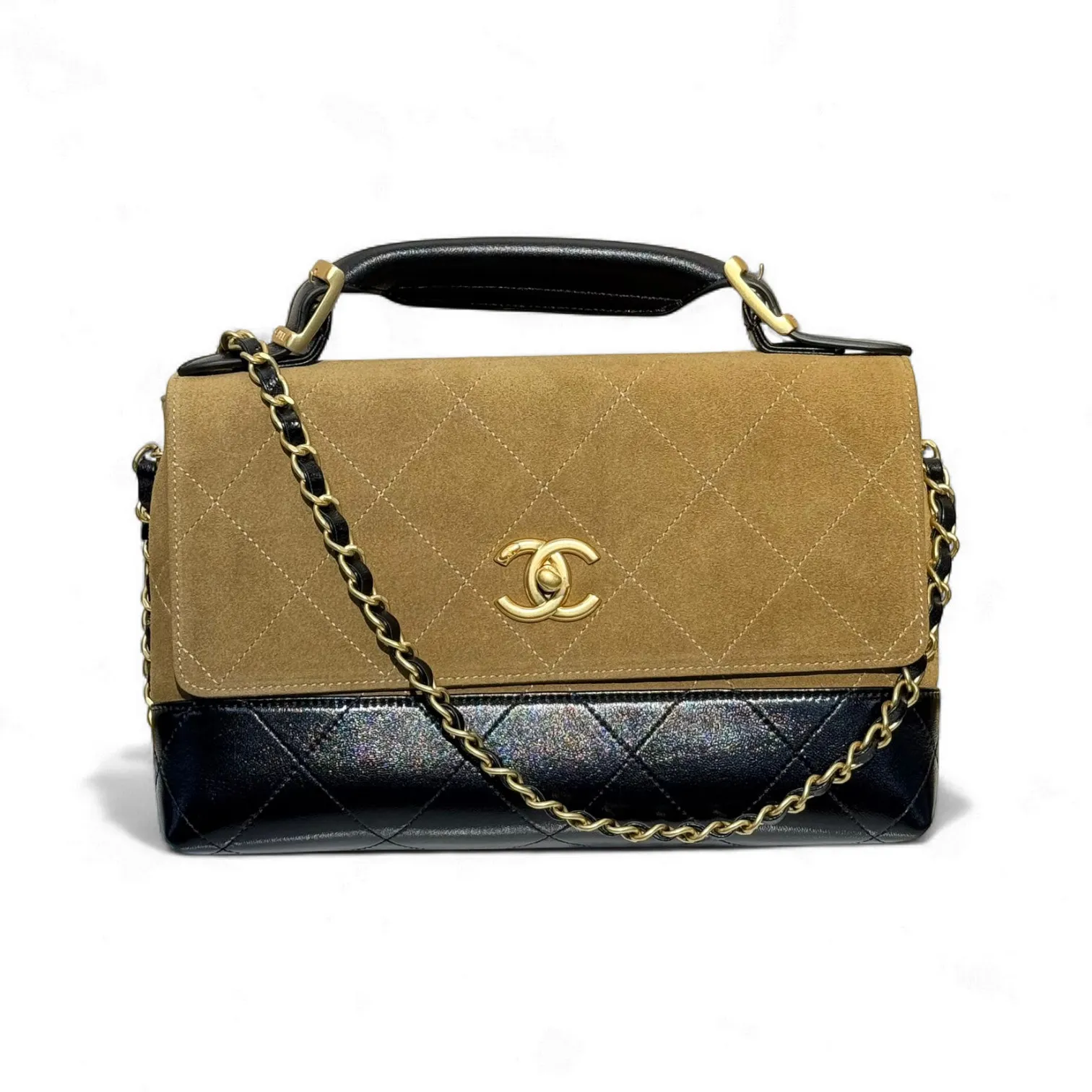 Сумка CHANEL Two-Tone Flap (35 см)