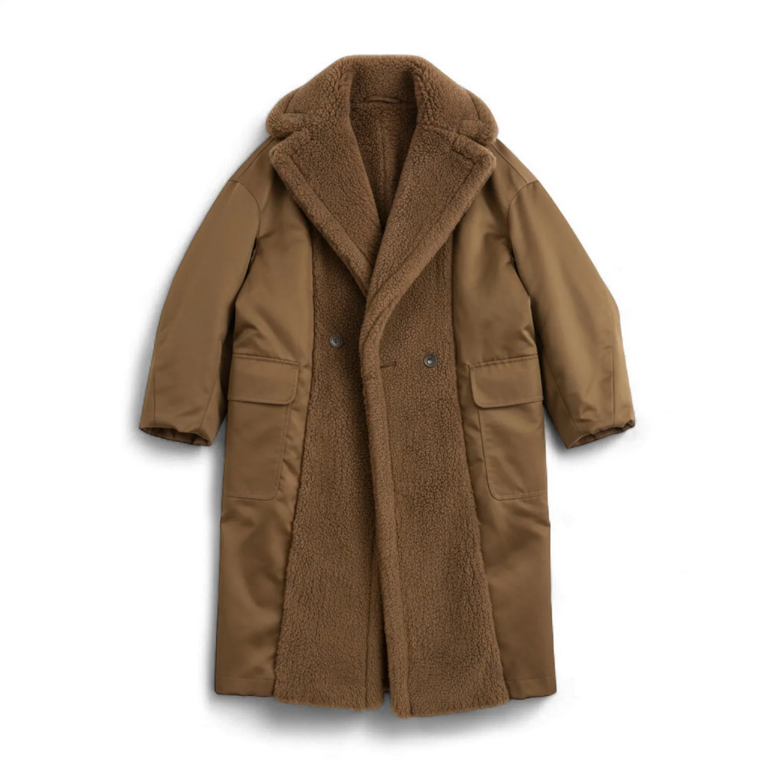 Шуба длинная искусственный мех MAX MARA