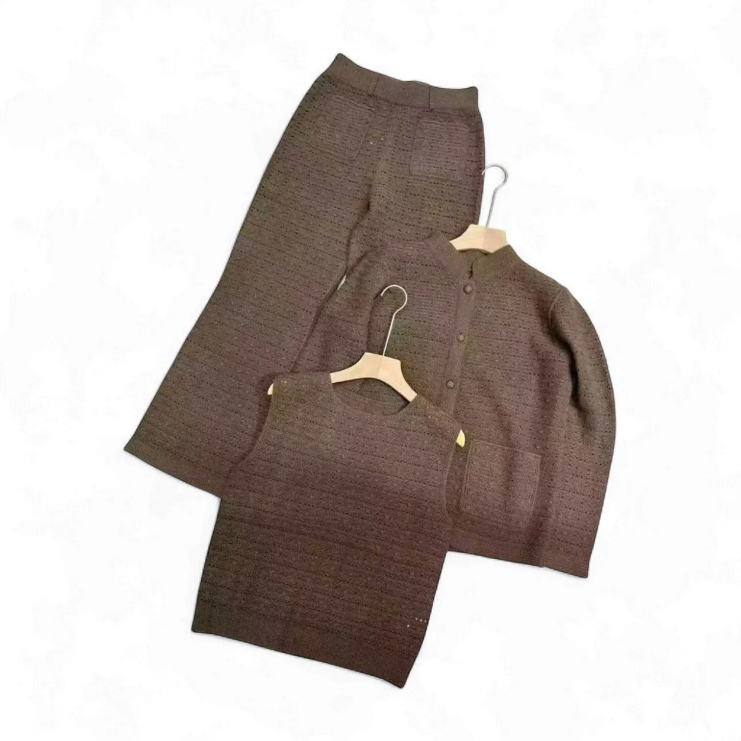 Комплект тройка вязаный кашемир LORO PIANA