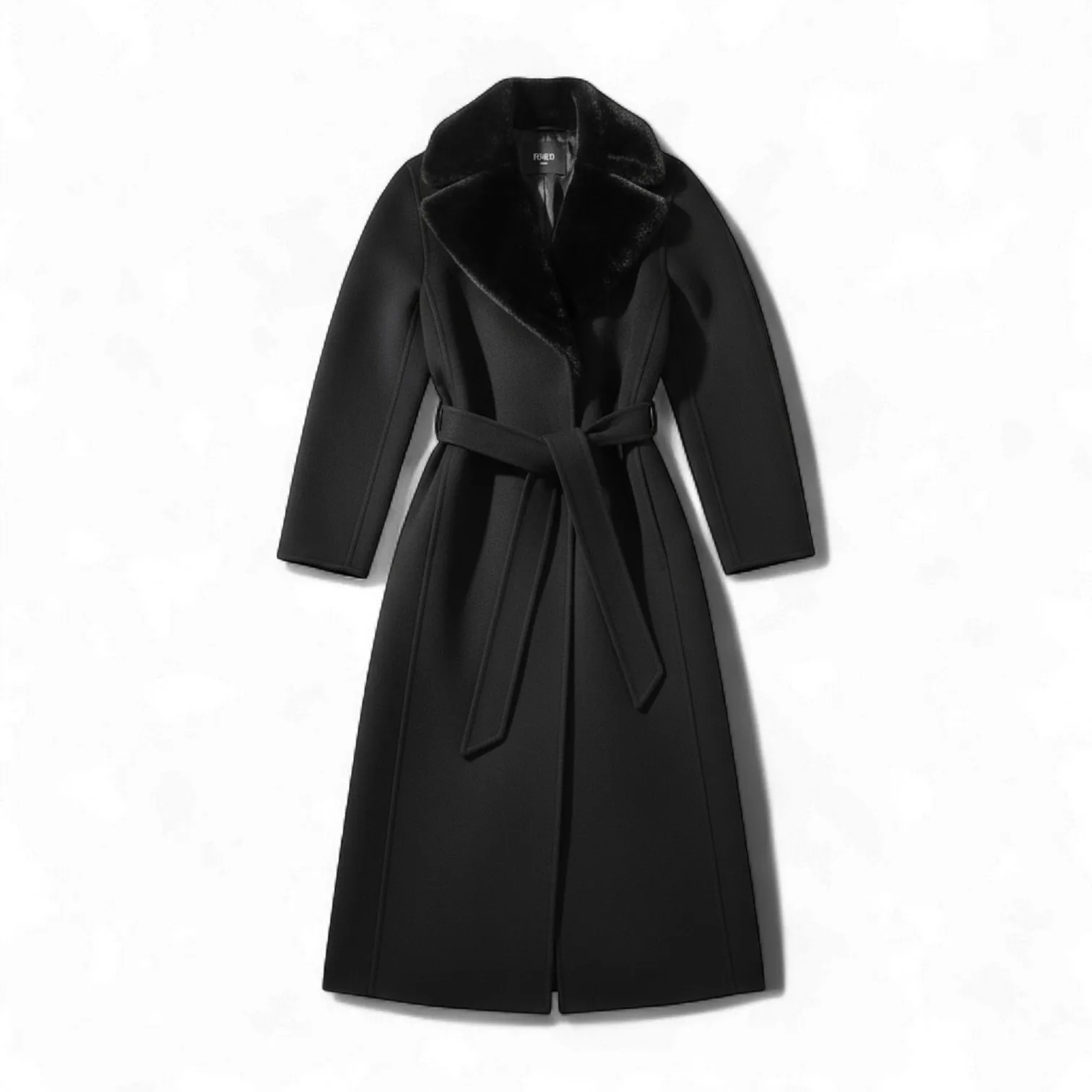 Пальто с норкой FENDI