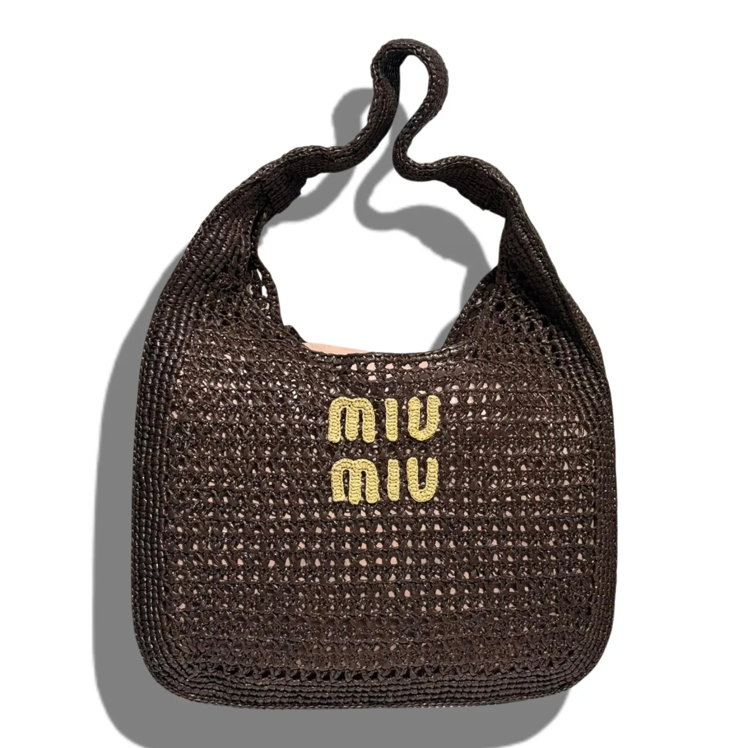 Сумка MIU MIU Raffia-Effect Woven (30 см)
