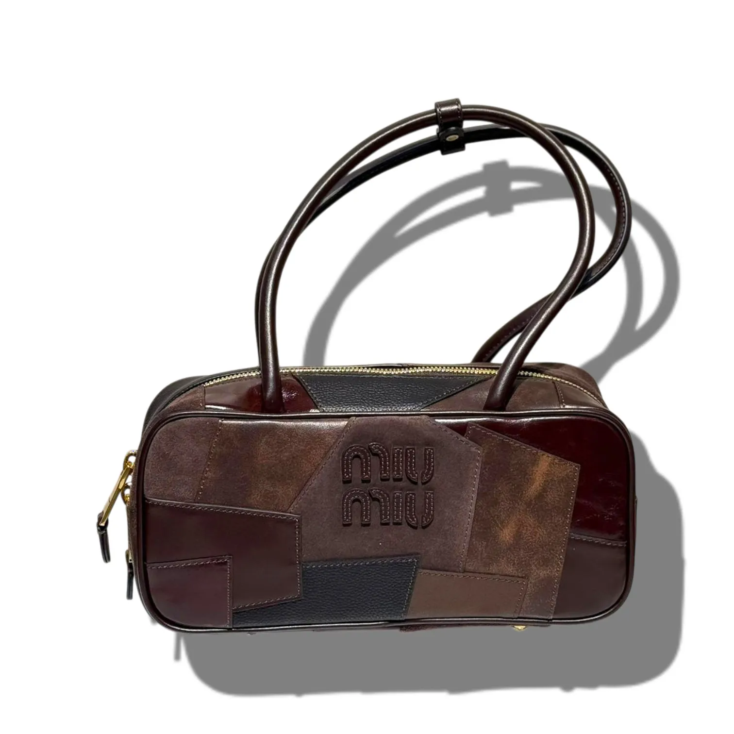 Сумка MIU MIU Arcadie Beau leather patchwork (27 см)