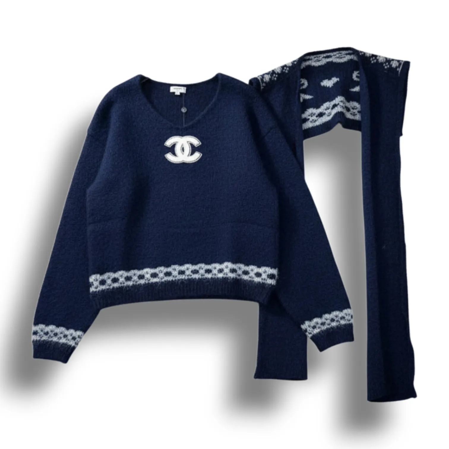 Джемпер с пелериной CHANEL