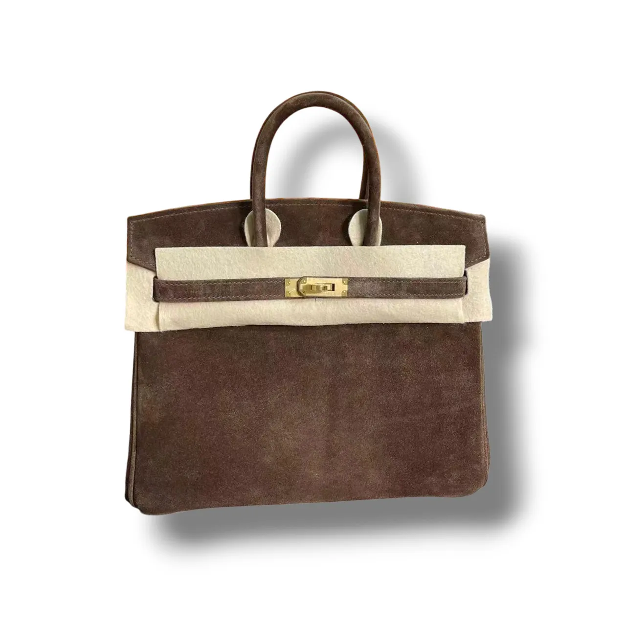 Сумка HERMES Birkin замша (25 см)