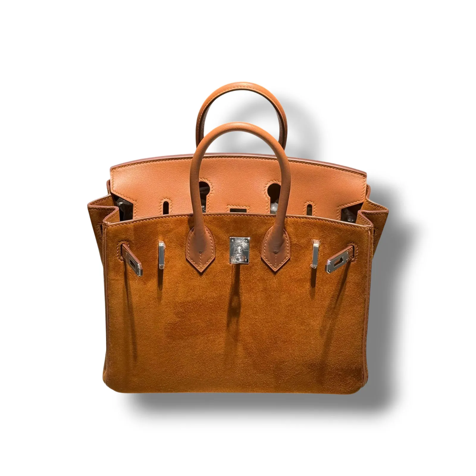 Сумка HERMES Birkin замша (25 см)
