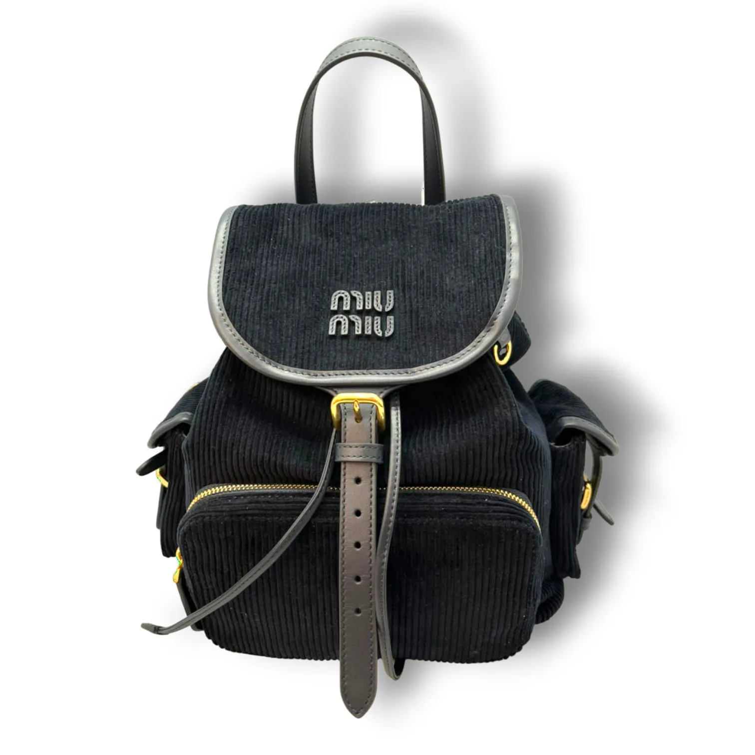 Рюкзак MIU MIU Canvas вельвет (25 см)
