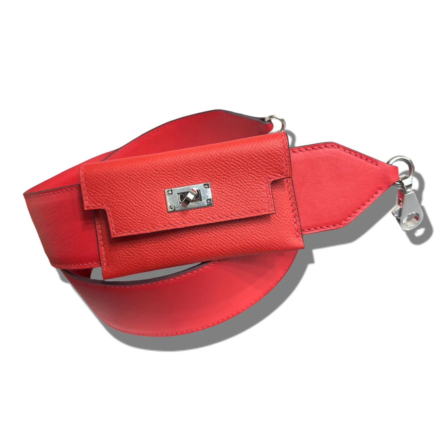 Сумка на ремне HERMES Bandoulière avec poche Kelly (10 см)