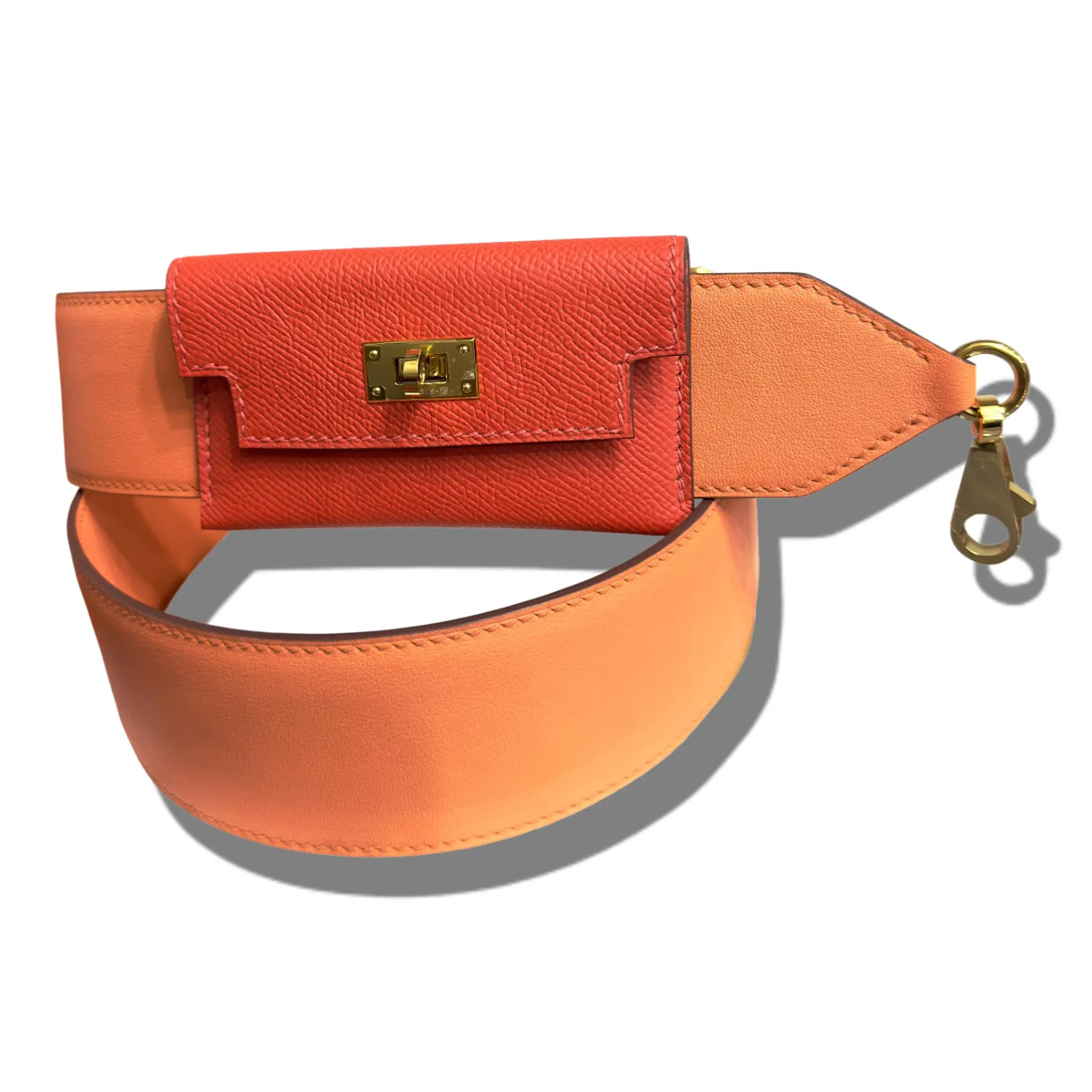 Сумка на ремне HERMES Bandoulière avec poche Kelly (10 см)