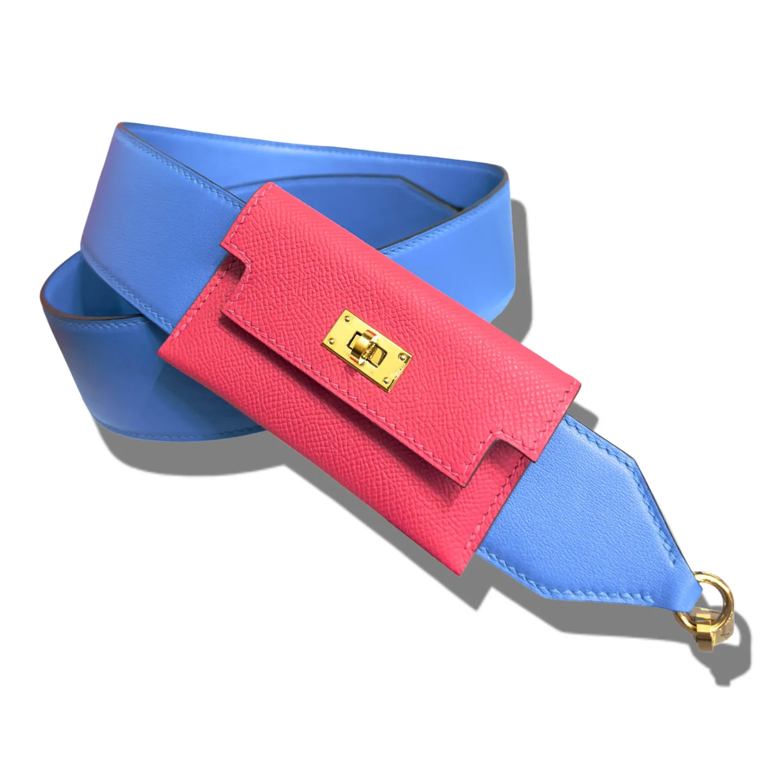 Сумка на ремне HERMES Bandoulière avec poche Kelly (10 см)