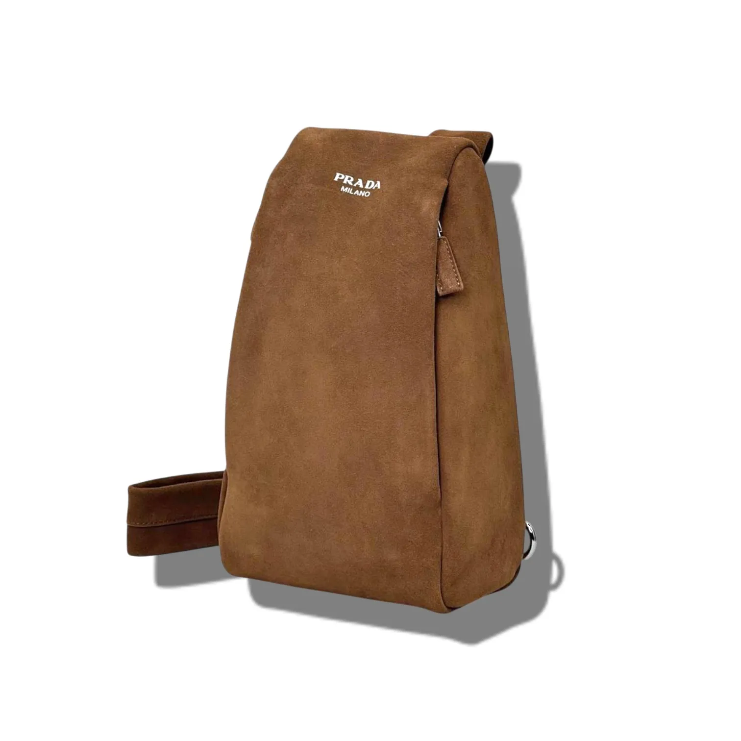 Рюкзак PRADA Suede Backpack (18 см)