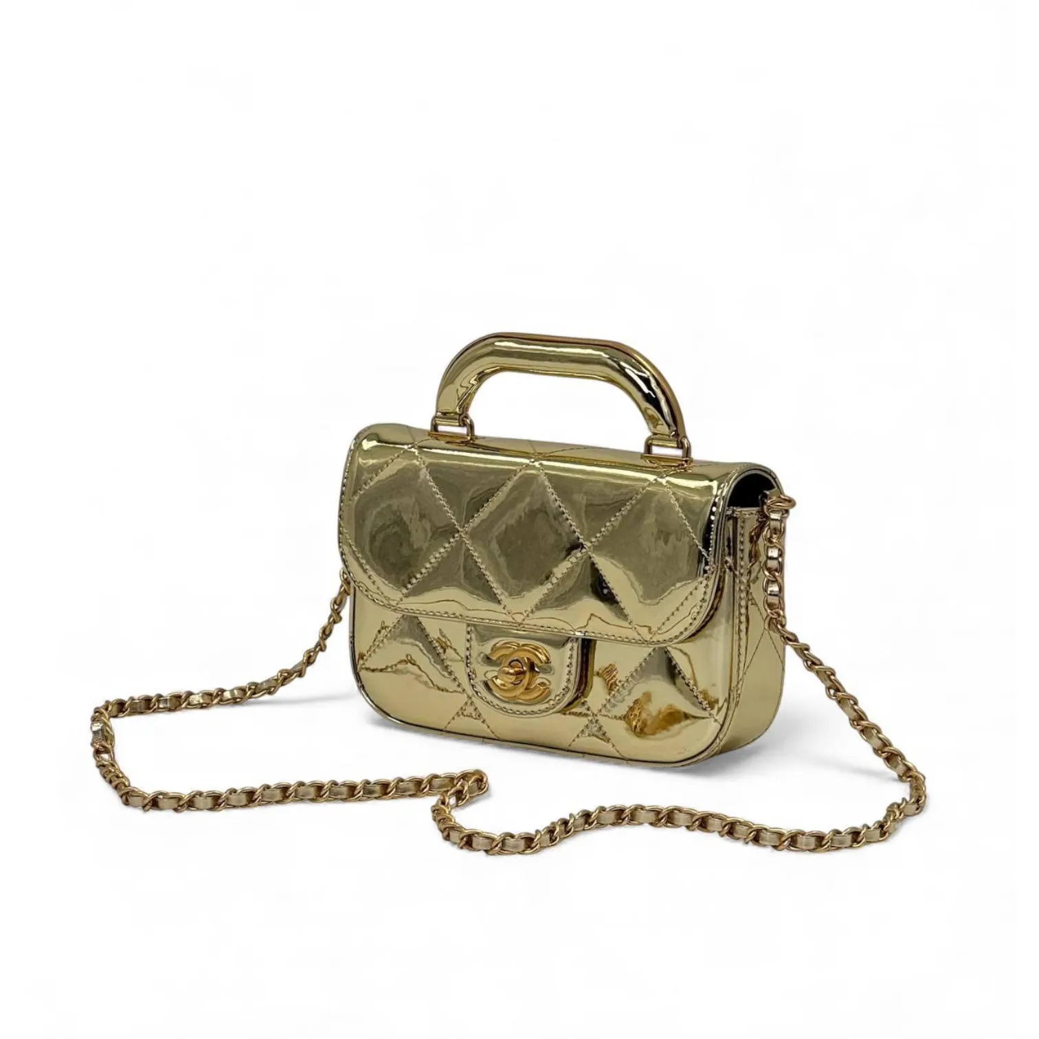 Сумка CHANEL Flap с верхней ручкой (20 см)
