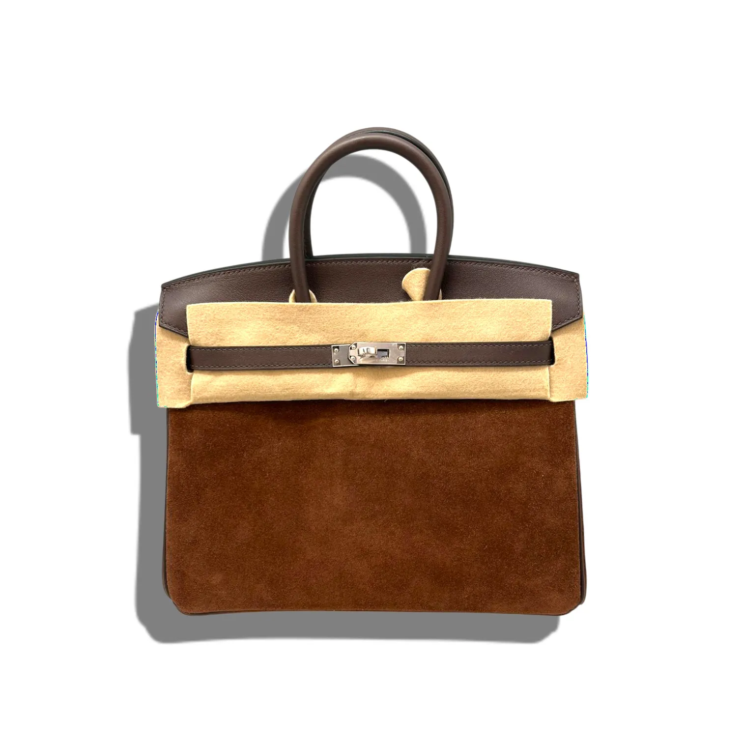 Сумка HERMES Birkin замша (25 см)