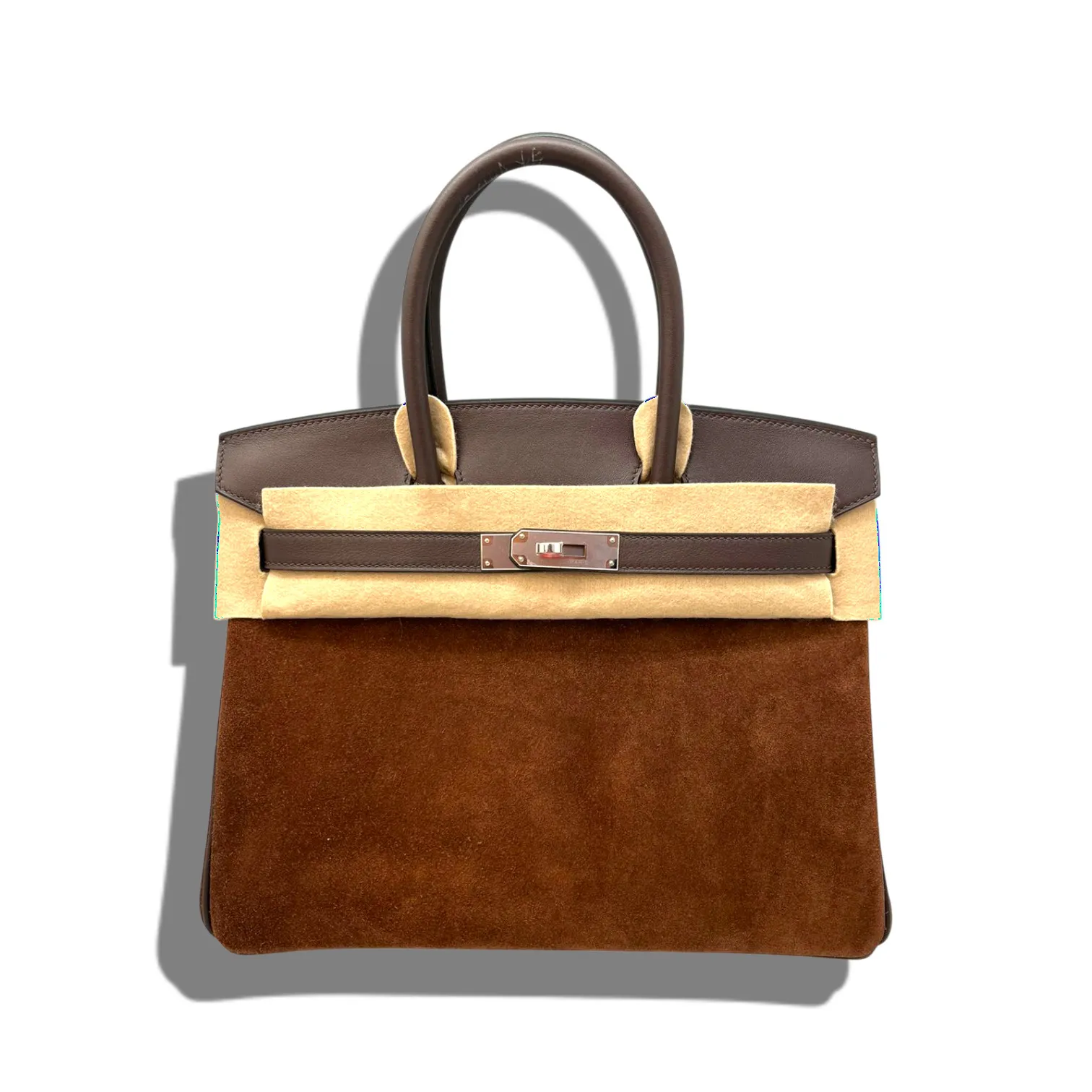 Сумка HERMES Birkin замша (30 см)