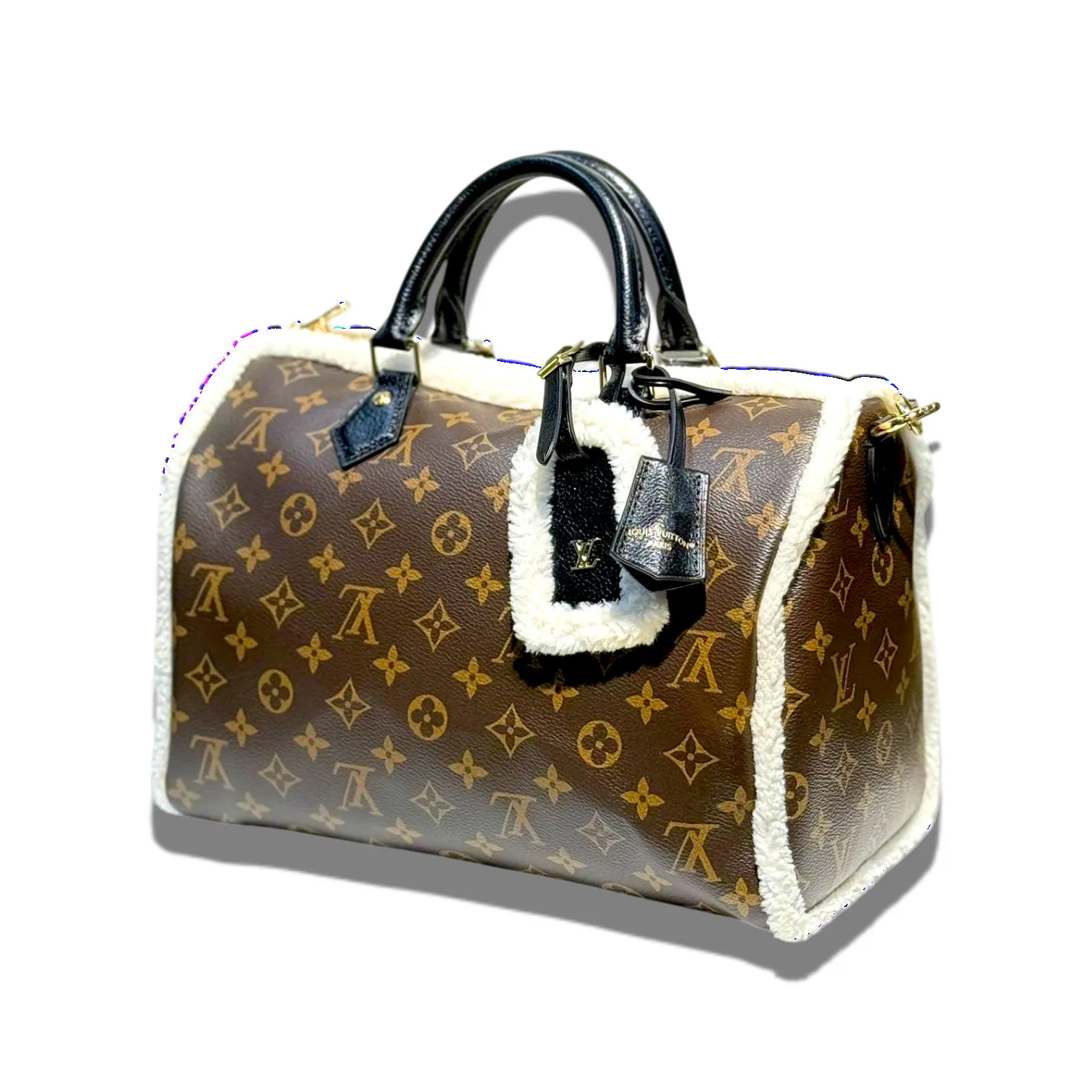 Сумка LOUIS VUITTON Speedy Teddy Fleece (30 см)